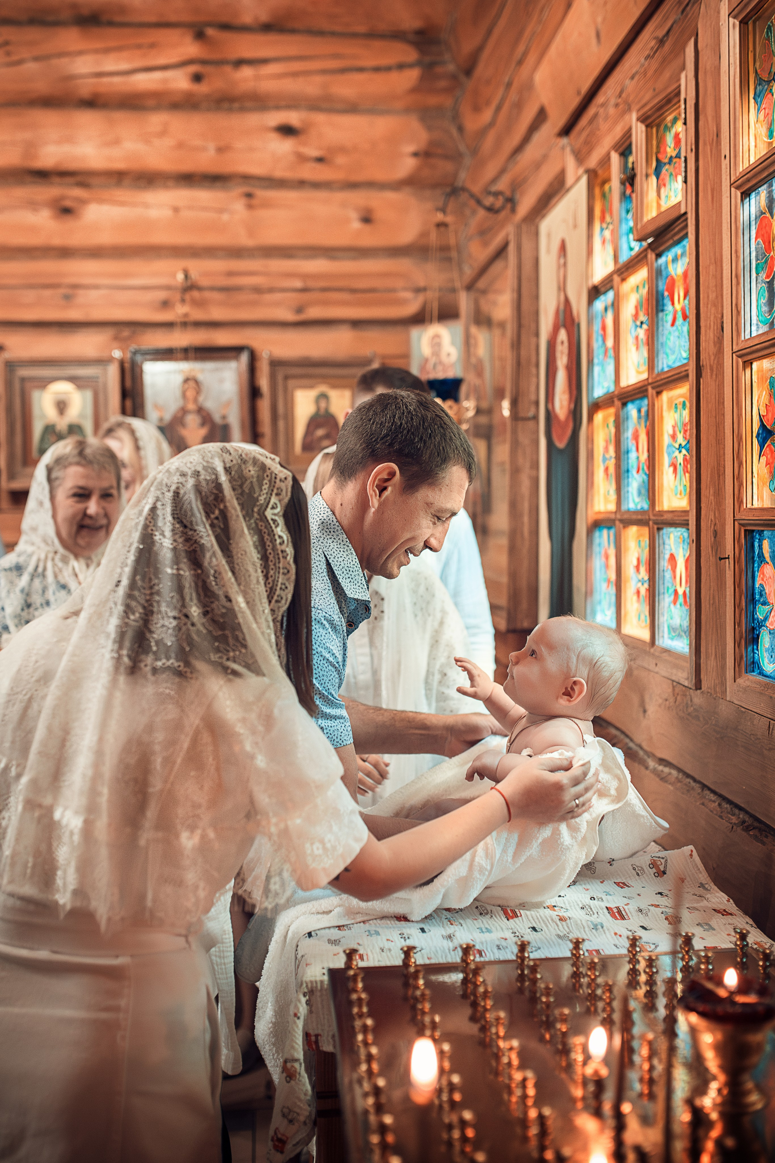 Фотосъемка крещения в Москве и Московской области, в Звенигороде
