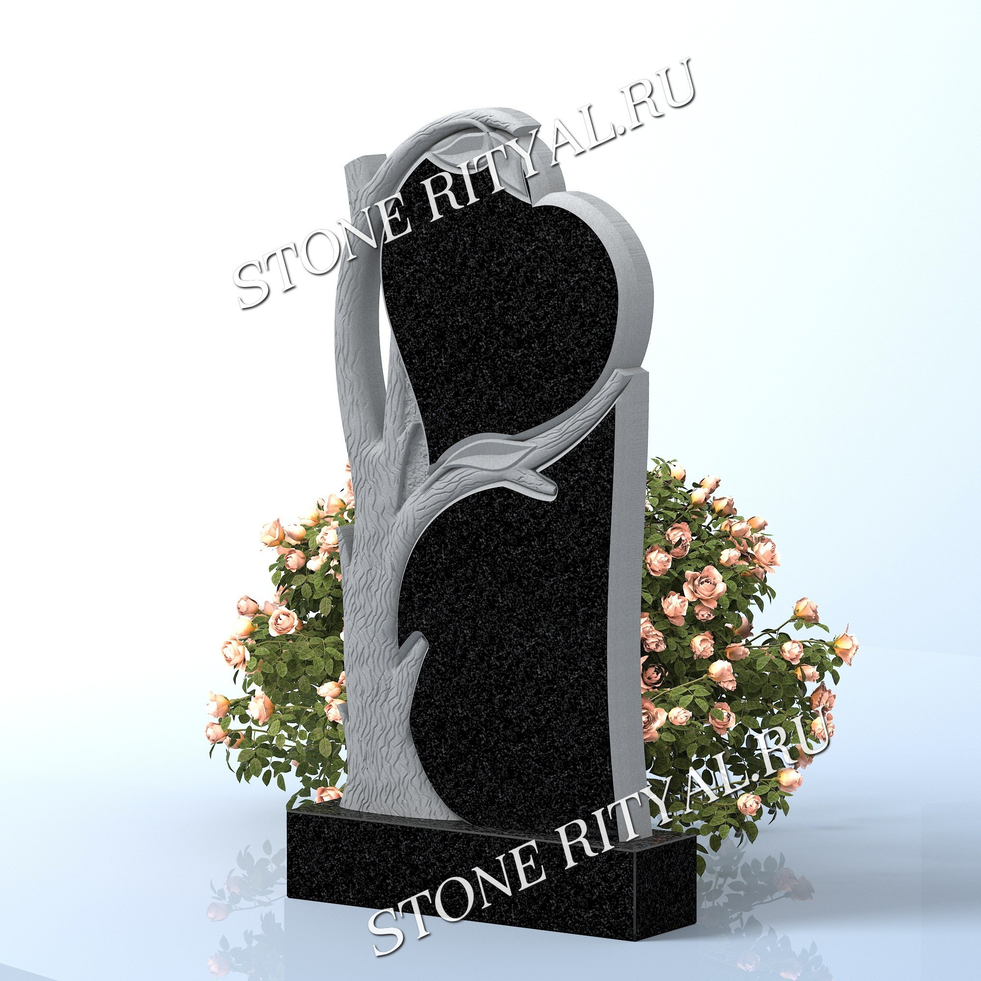 Вертикальные памятники фигурные. Изготовление и установка памятников в Москве и МО