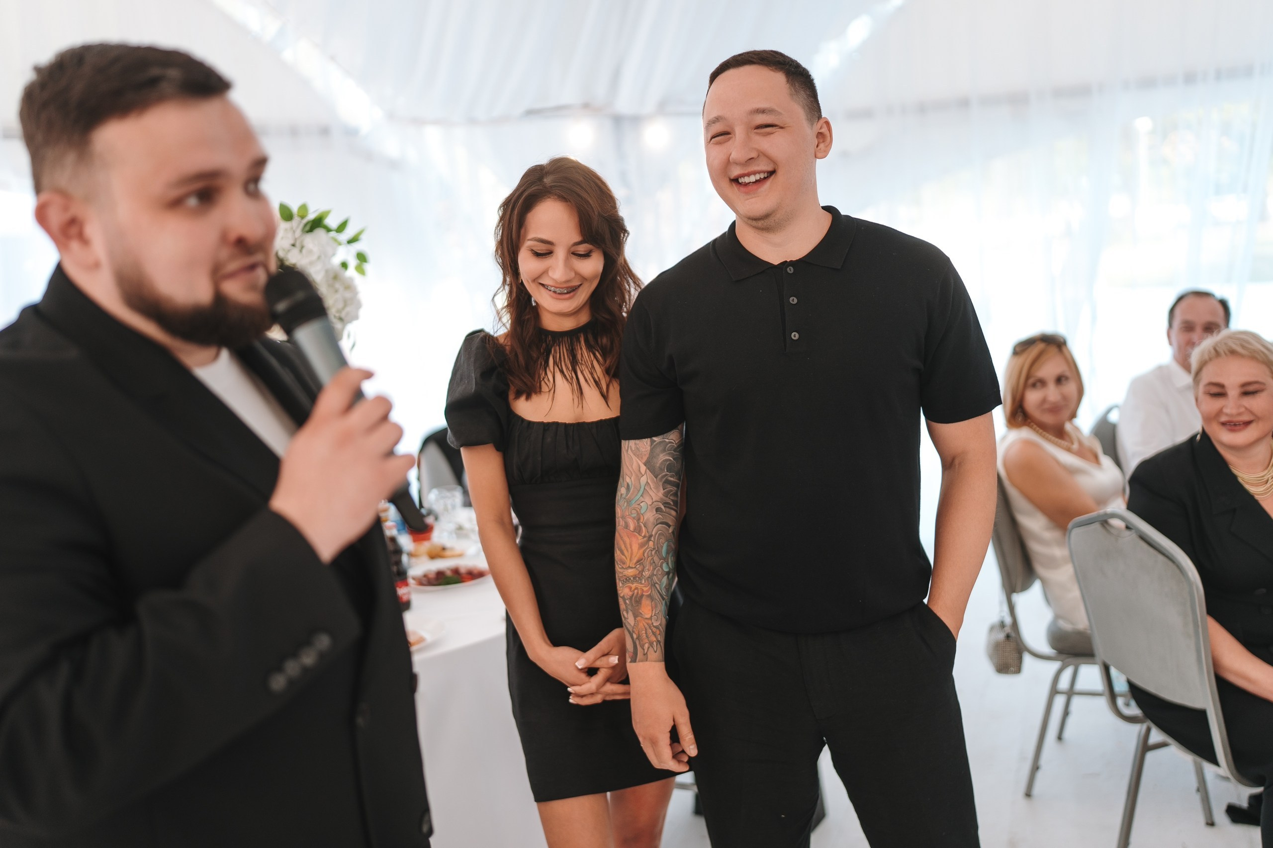 Свадьба 7 июня 2026 года — фотосессия, ЗАГС и банкет в шатре «Под облаками» в Нагаево с ведущим Артуром Ильясовым