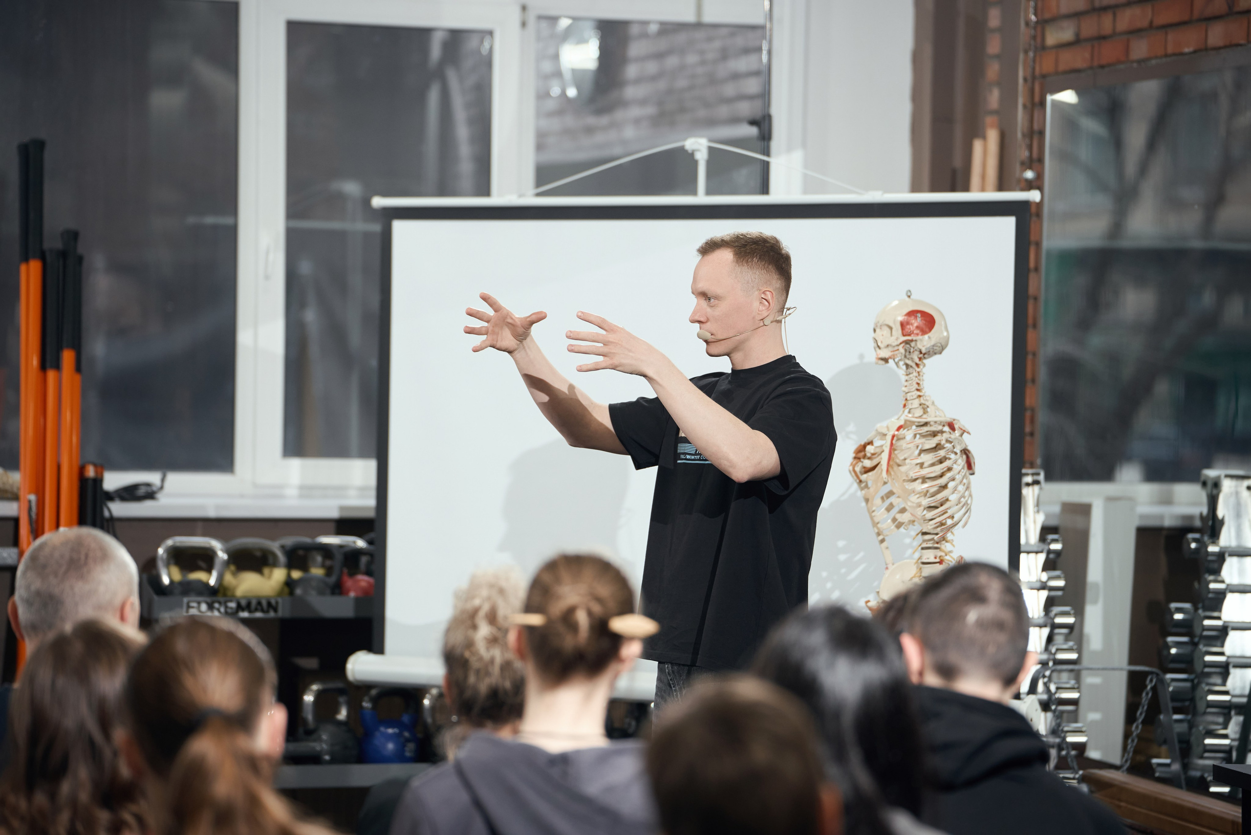 Репортажная фотосъёмка семинара в Анатомии