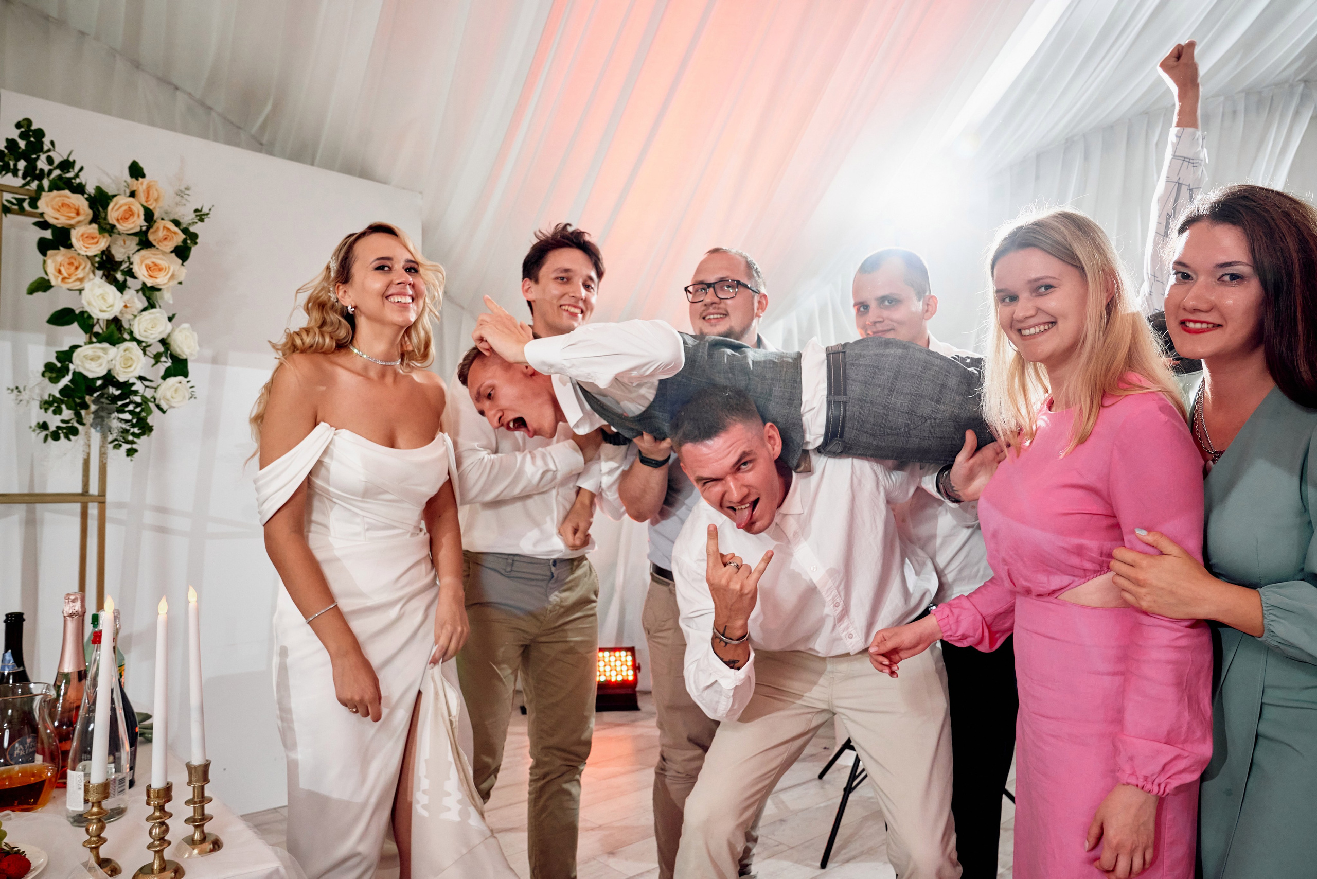 Свадебняа Фотосессия Николая и Анастасии в Кусково