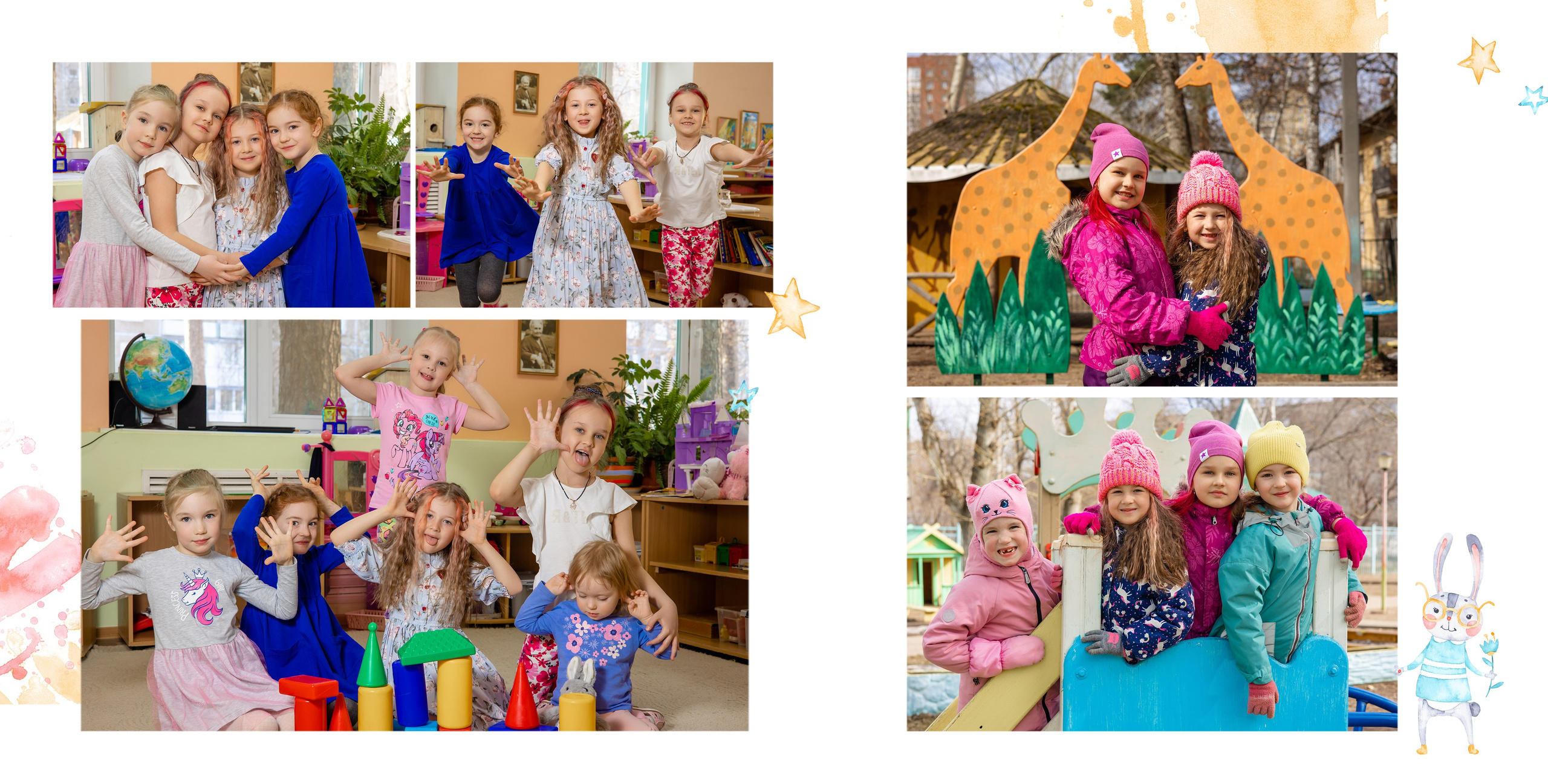 Фотокнига 4 разворота 20*20 см. Семейный фотограф в Перми Ольга Гилева. Выпускные альбомы