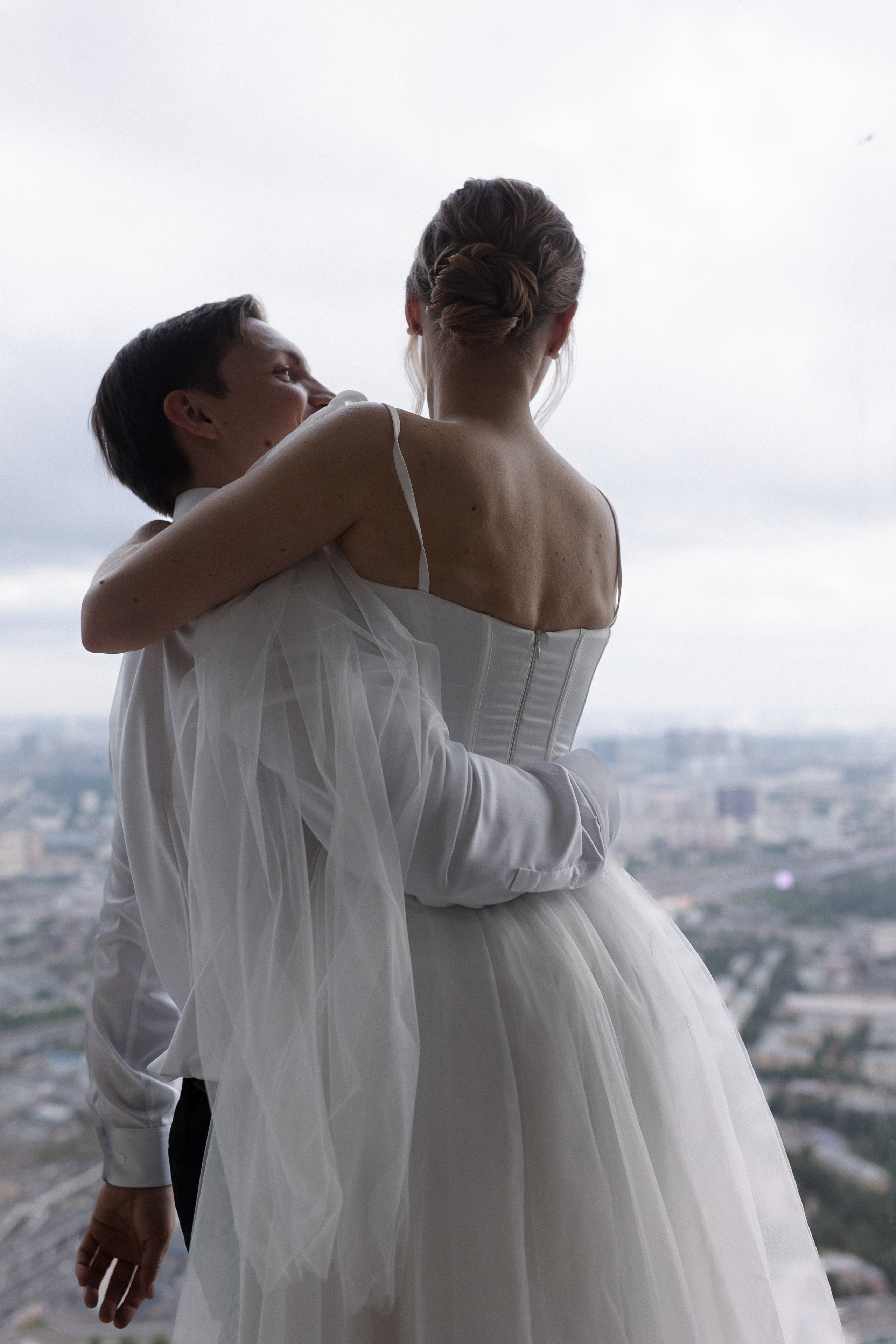 Свадебная фотосессия в Москва-Сити/регистрация в Panorama 360. Свадебный фотограф в Москве Мария Крош