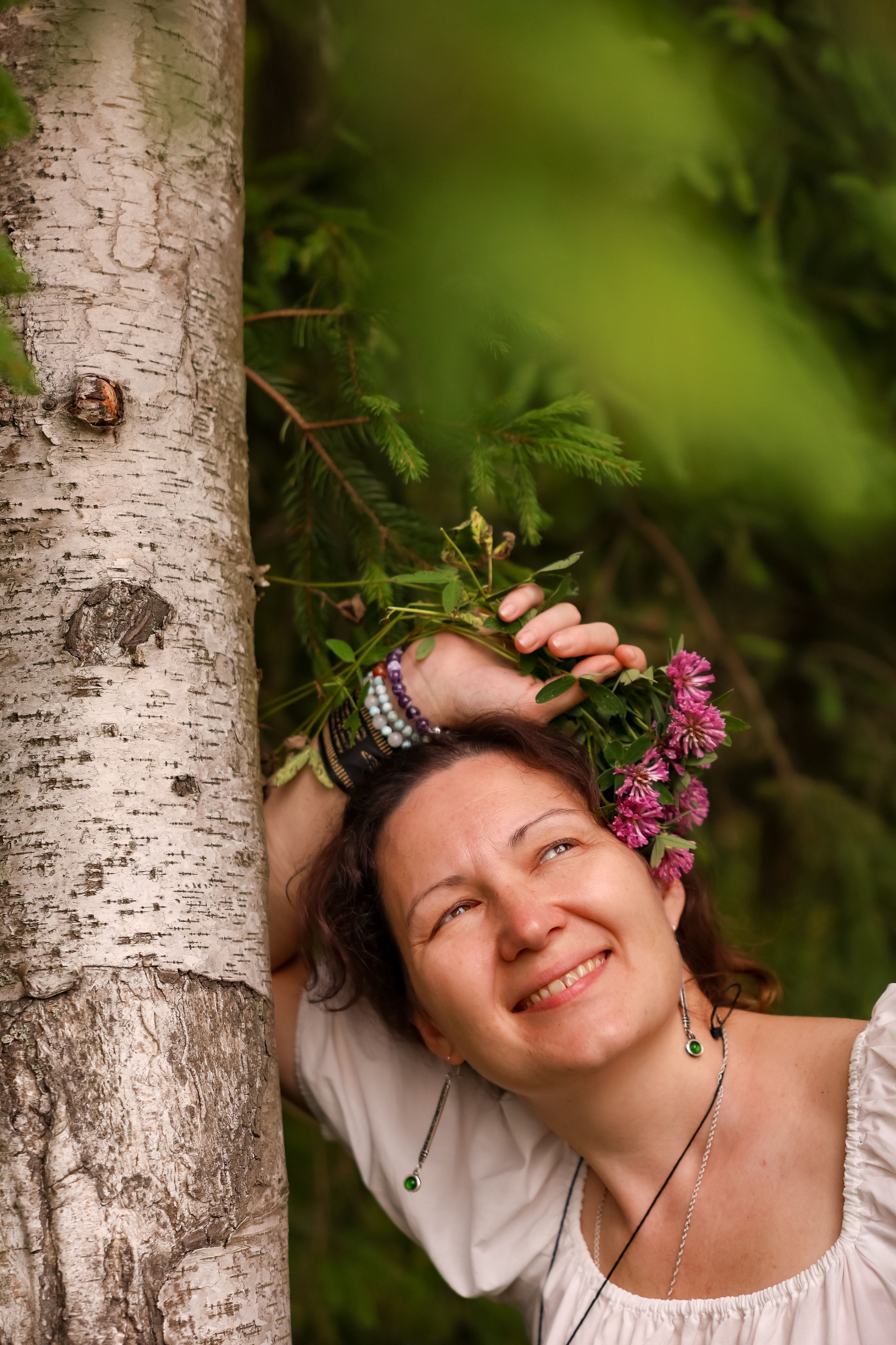 Ольга в лесу. Дарья Бухреева — фотограф, видеограф и фототерапевт. Москва и мир