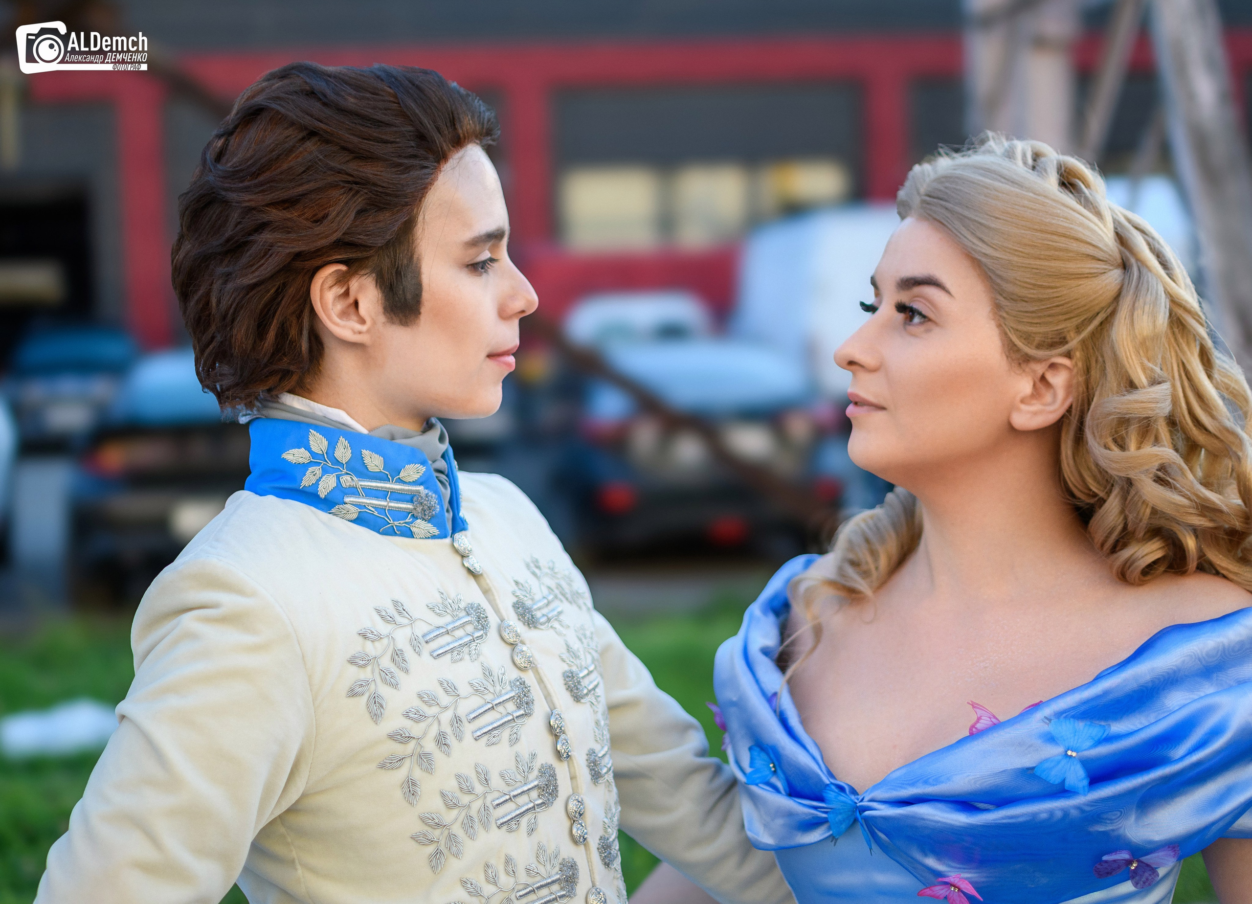 Cinderella and the Prince cosplay photo