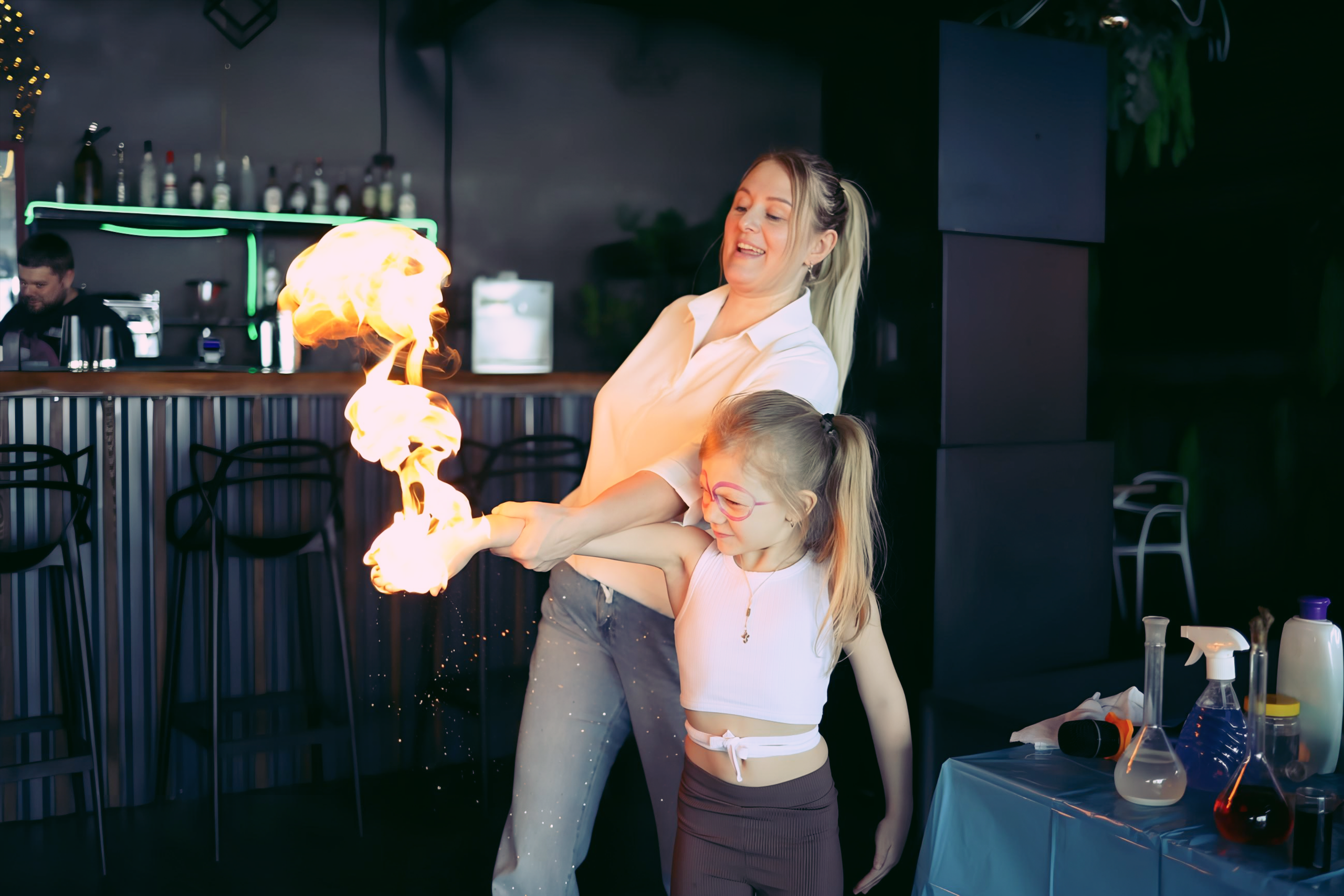 Научное шоу. Семейный и детский фотограф в Славгороде Анастасия Винс