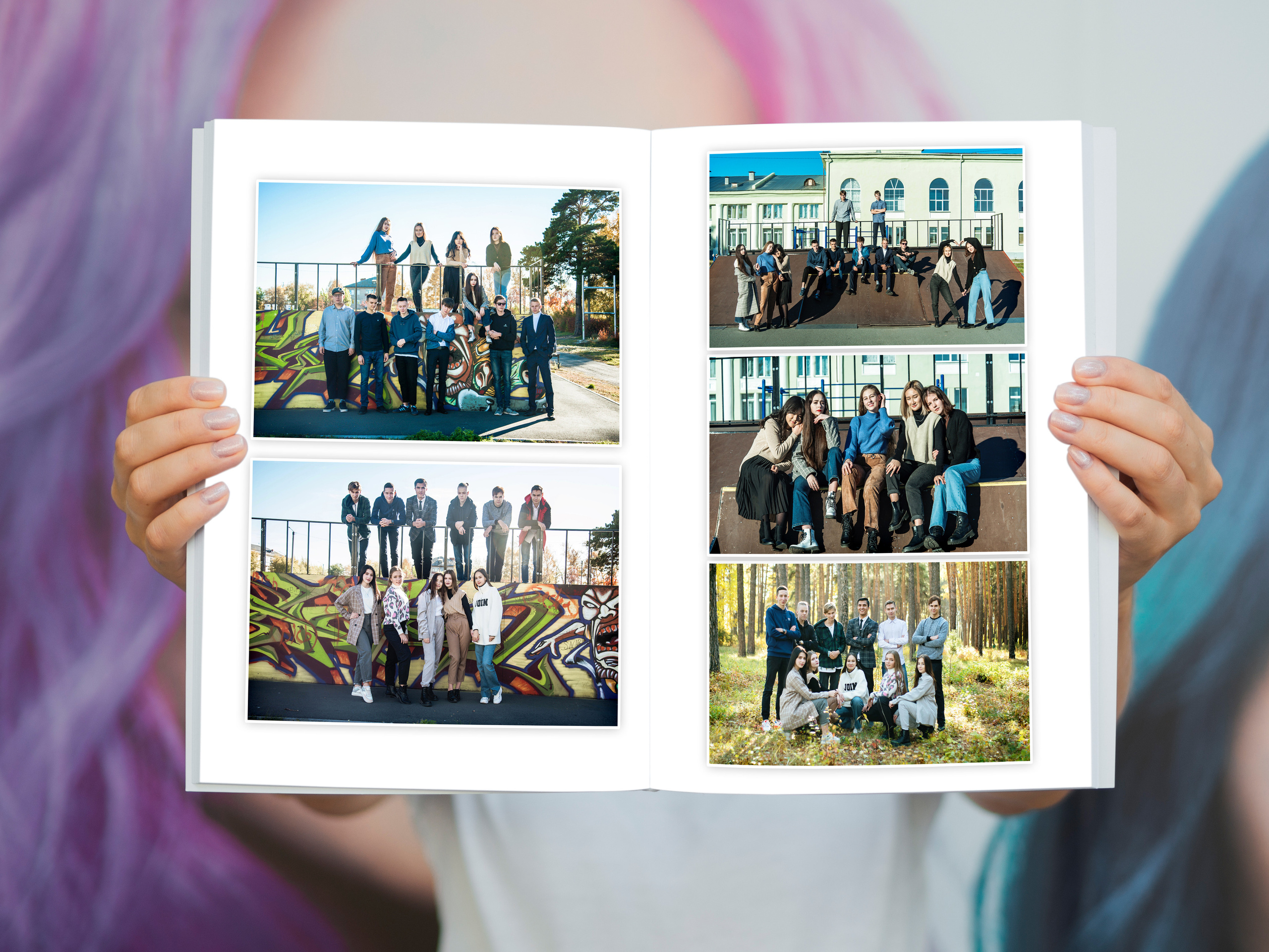 Старшая школа. Выпускные альбомы. Южноуральск