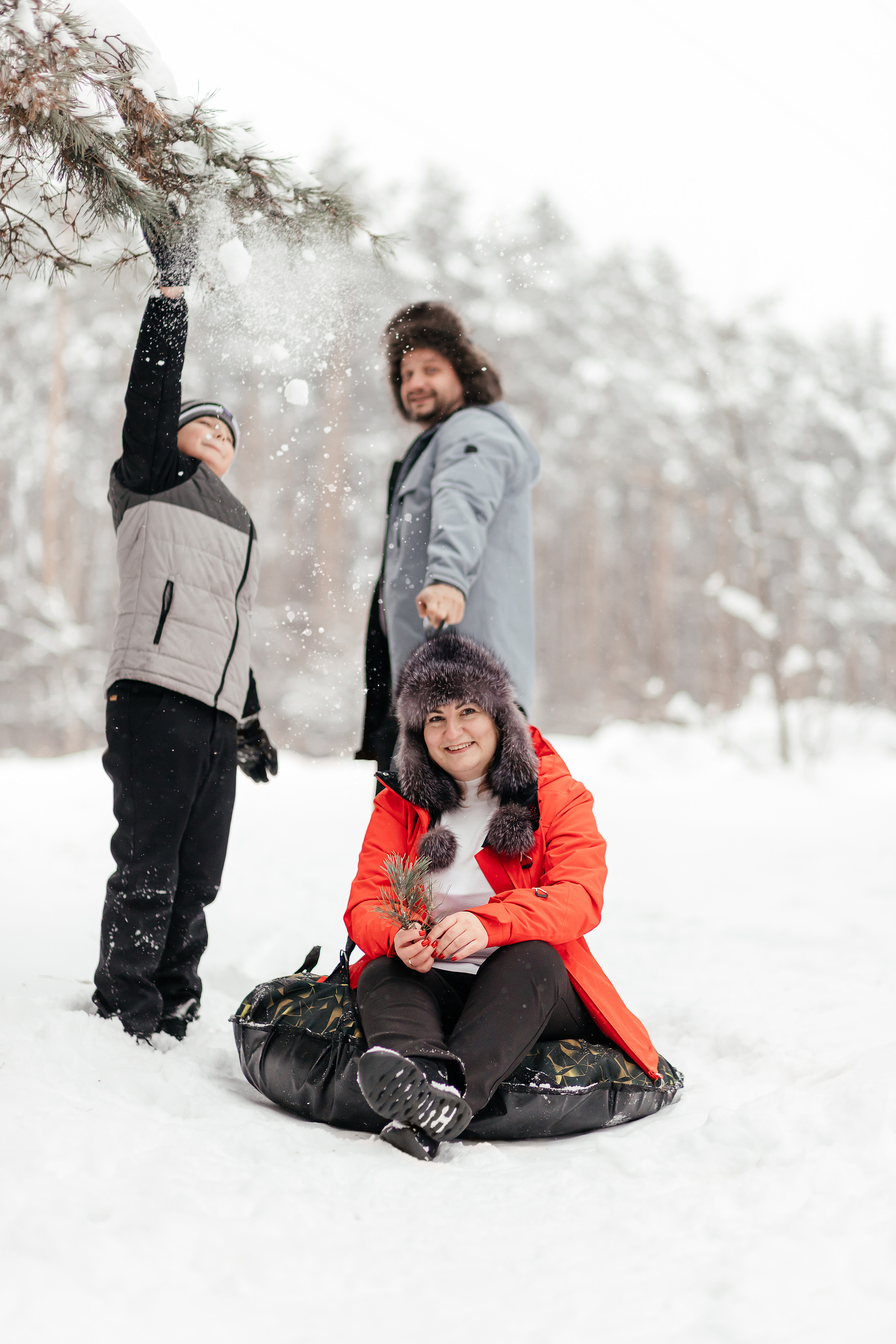Зимняя сказка. Семейный фотограф в Минске Приболовец Светлана