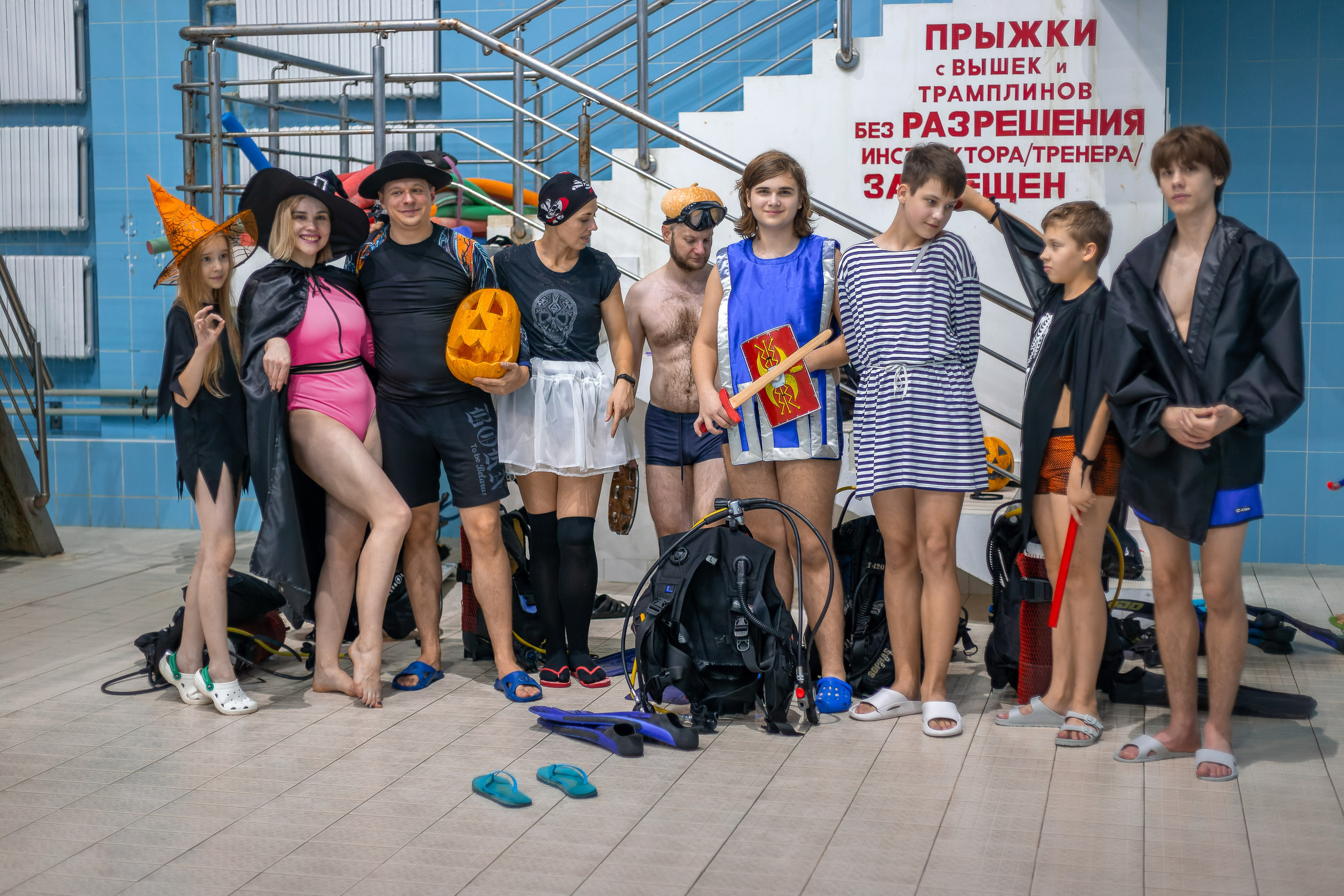 Детский дайвинг в клубе «Капитан Морган», Минск. Дайвинг-клуб «Капитан Морган», Беларусь