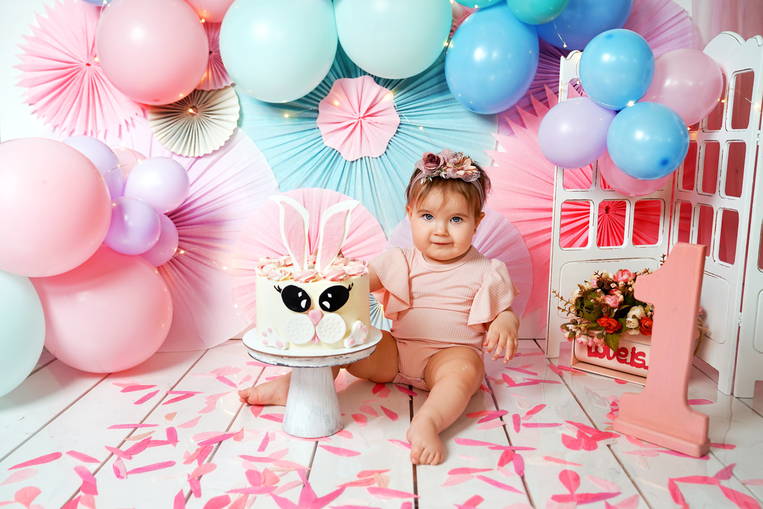 Фотосессия ГОДОВАСИЕ. Фотограф новорожденных, детей до года и беременных в Симферополе