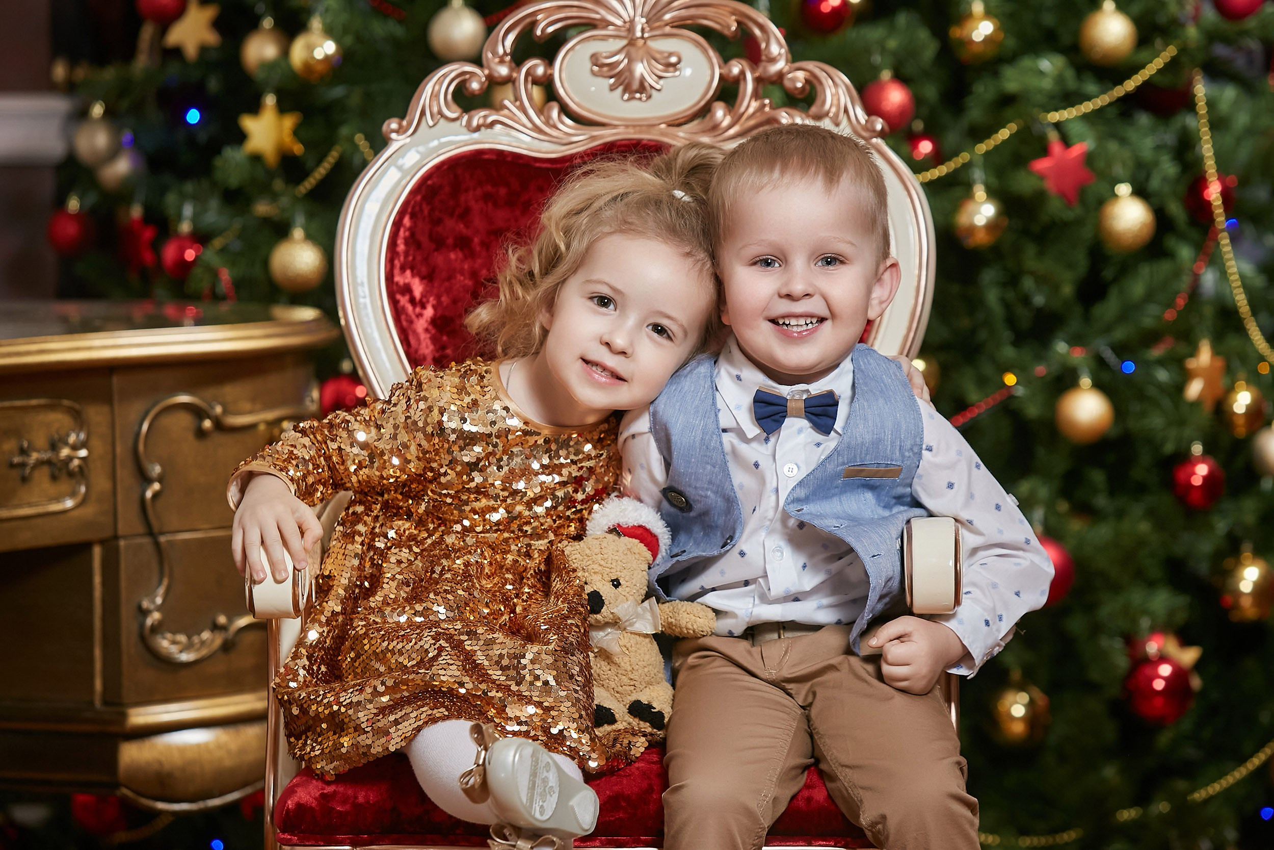 Новогодние фотосъемки в студии