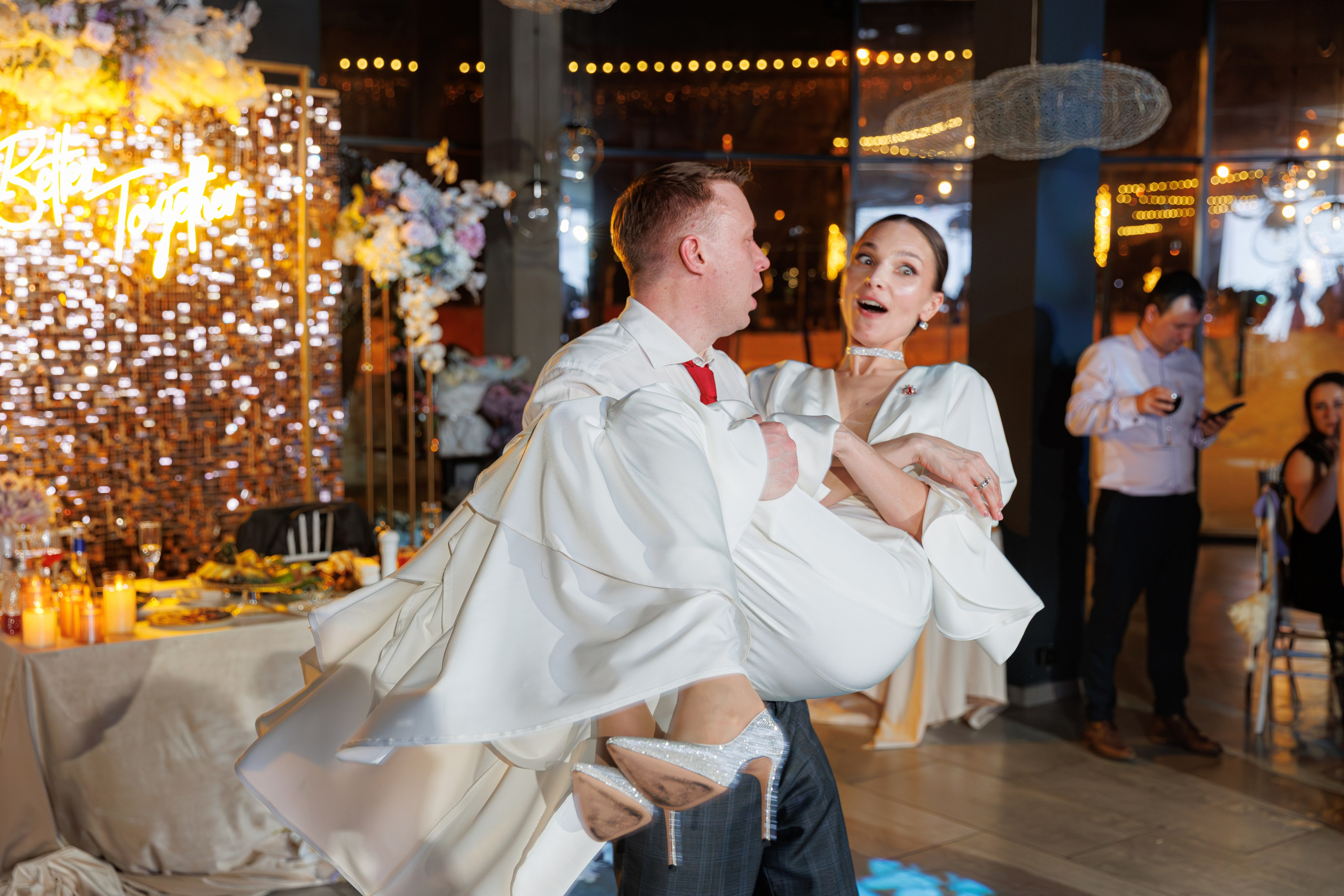 Свадьба в ресторане Малиновка м.Сокольники. Свадебный фотограф Москва и МО Сергей Киржаев