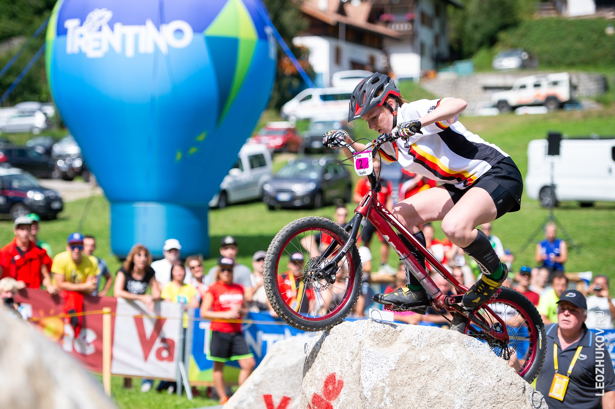 UCI Trials World Championships 2016 — finals. Sports photographer Leonid Zhukov