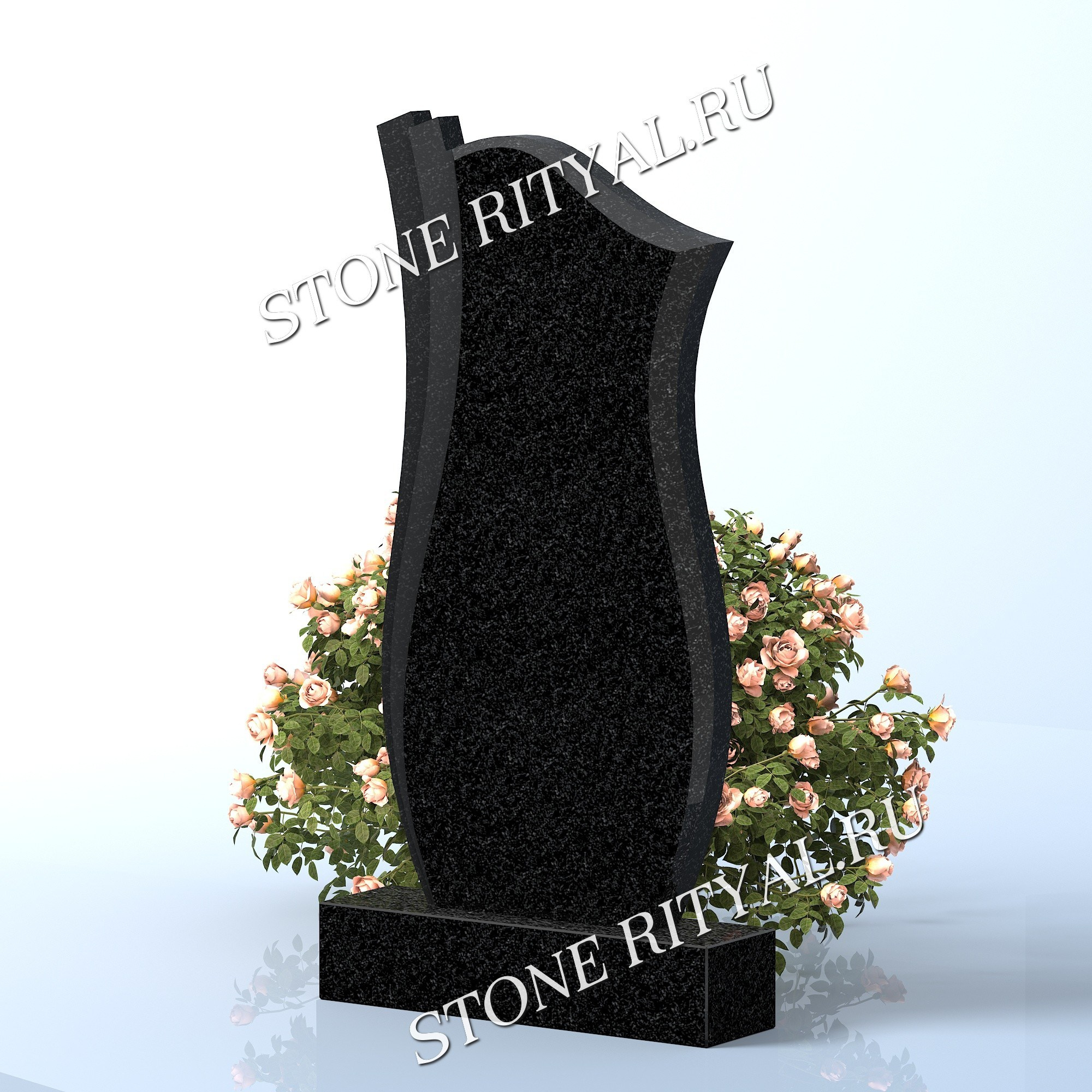 Вертикальные памятники прямые. Изготовление и установка памятников в Москве и МО