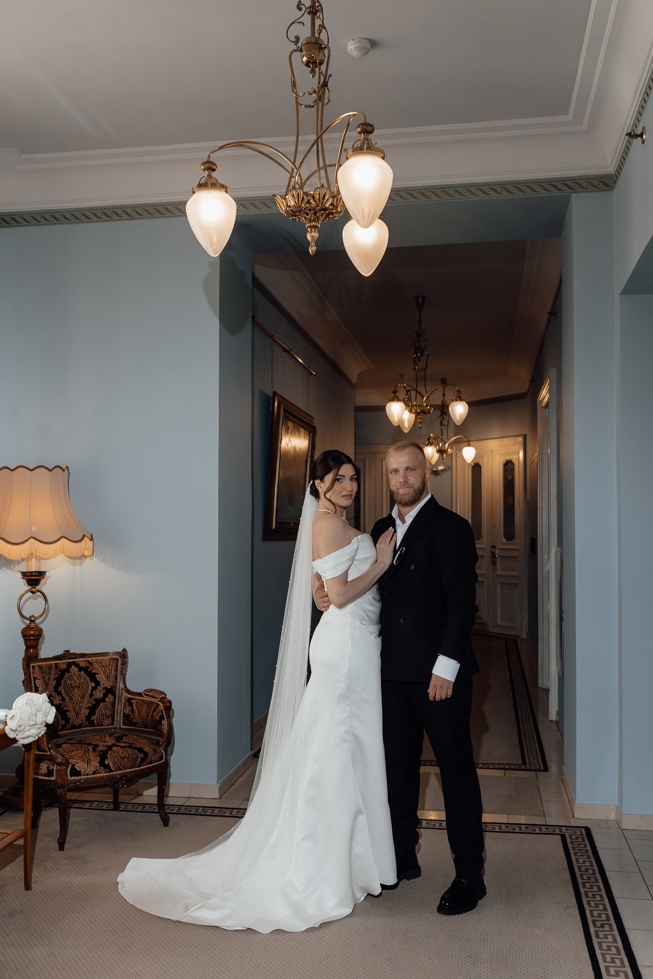 Свадебная фотосессия в отеле Националь в Москве