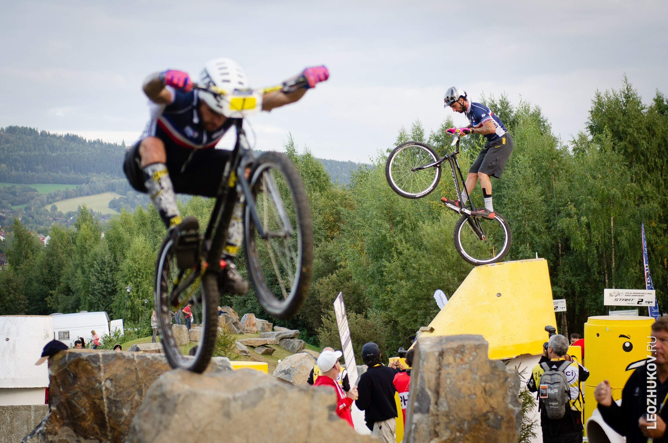 UCI Trials World Championships 2014. Sports photographer Leonid Zhukov