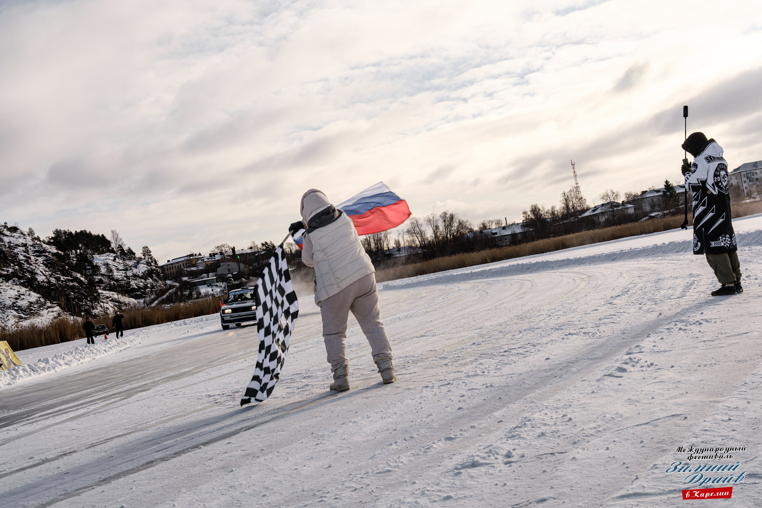 «Зимний Драйв в Карелии» Авто Марафон-гигант «25 часов на льду» Илона Накутис, Николай Грязин, джимхана, фотограф Антон Медведев, icoguar, Сортавала, Карелия