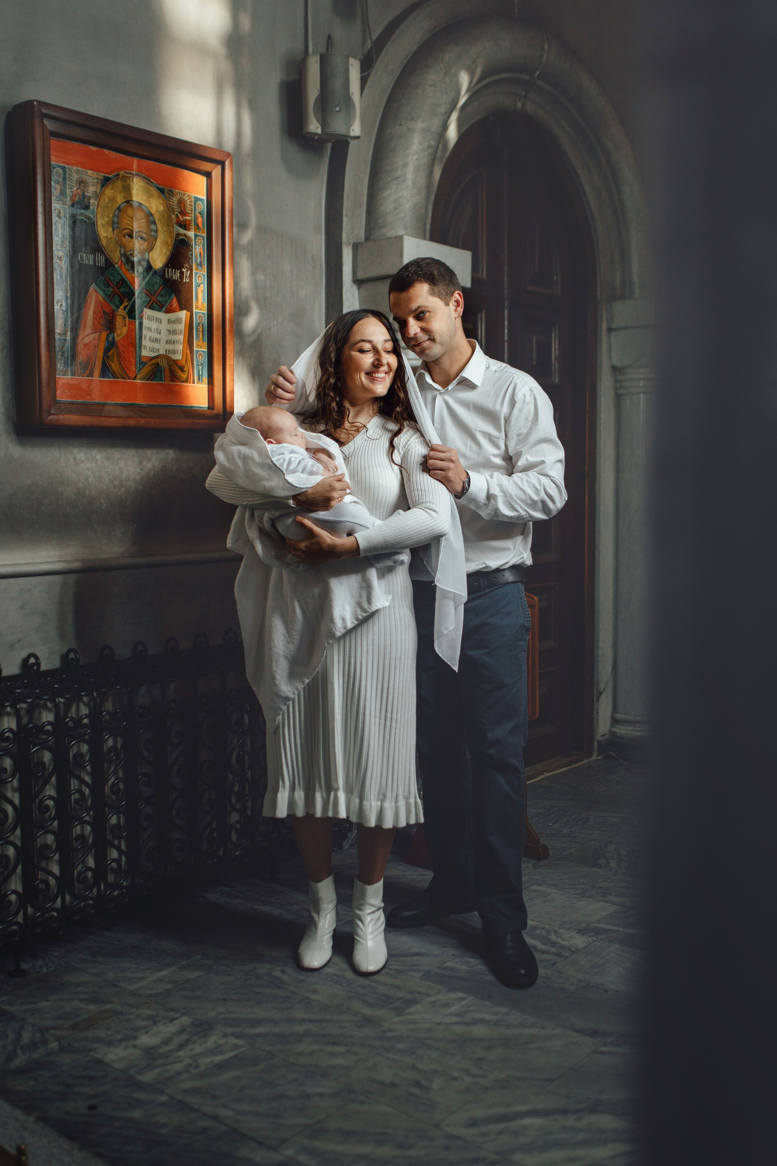 Крещение Тимура, храм иконы Божье Матери Всех Скорбящих Радость