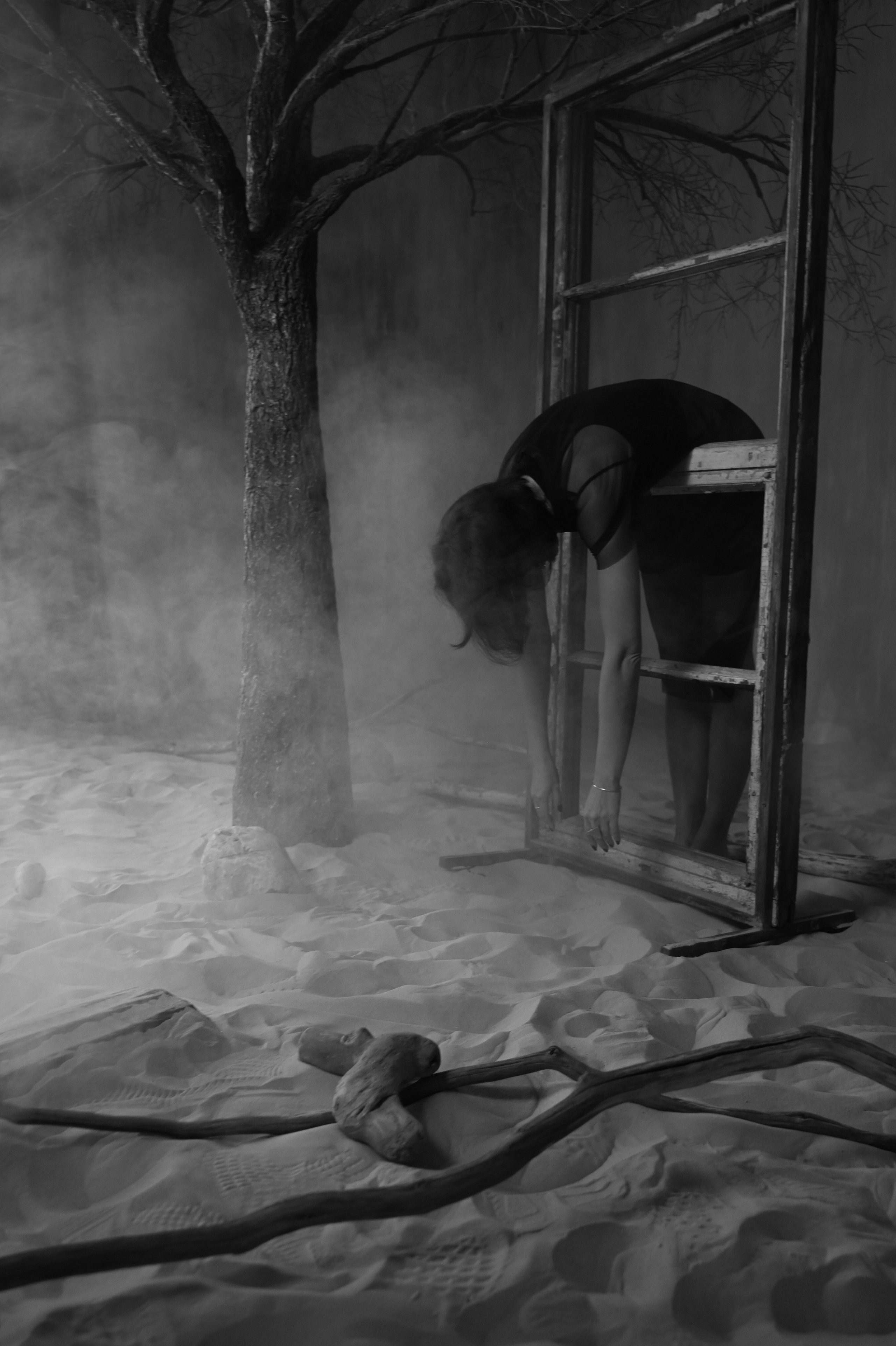 Фотосессия в студии с песком