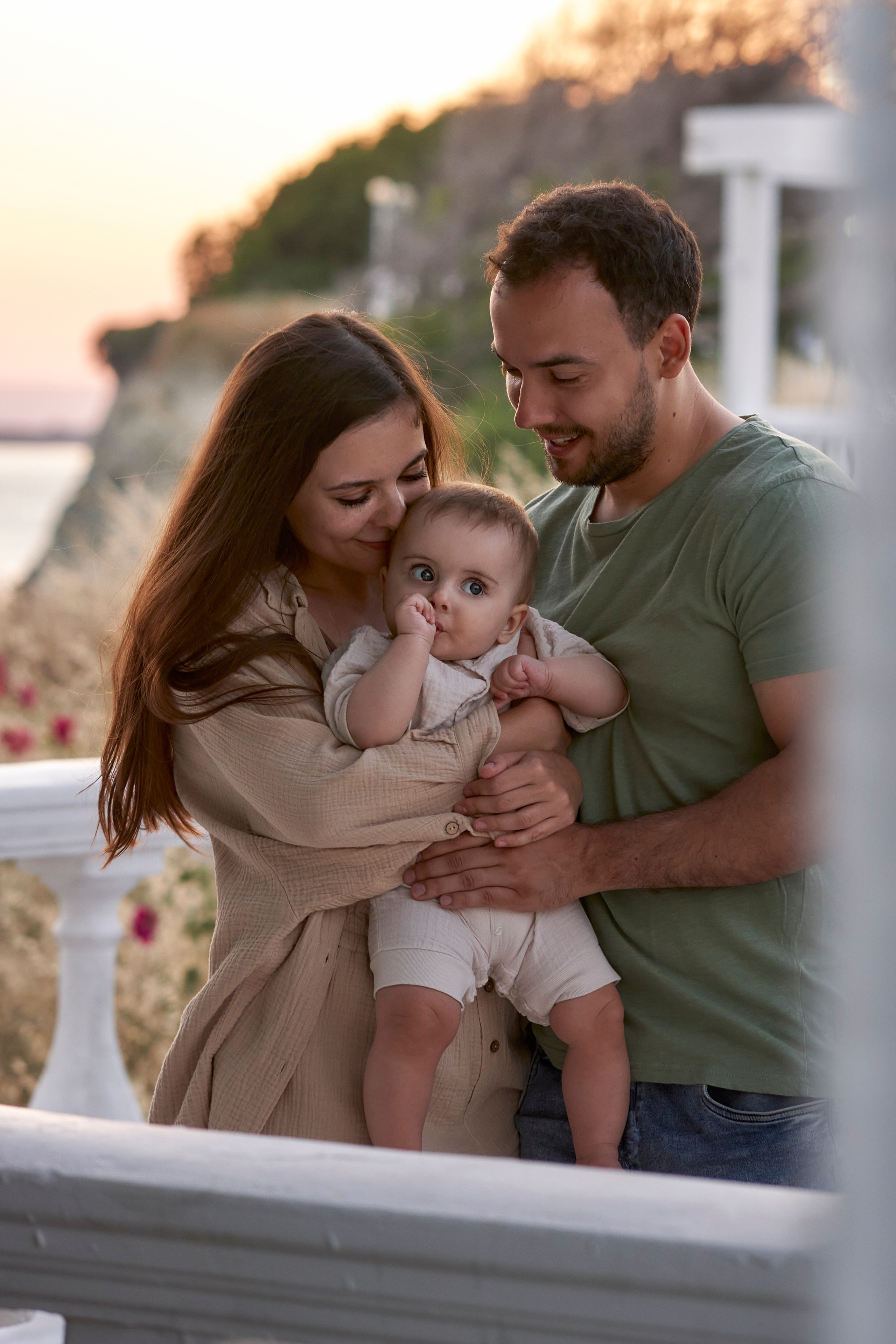 Семейная фотосессия на Круче для Ивана, Юли и Левы