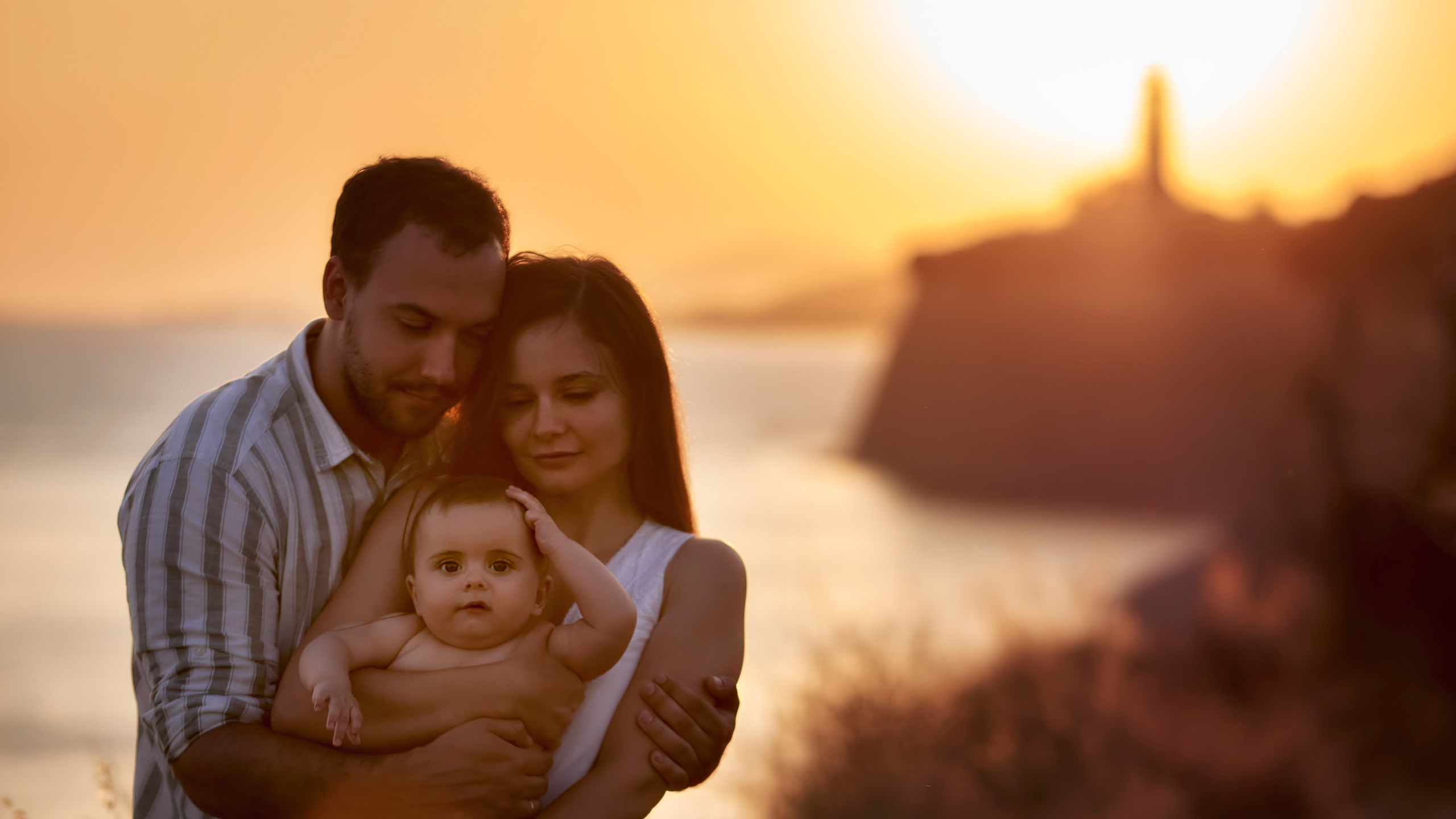 Семейная фотосессия на Круче для Ивана, Юли и Левы