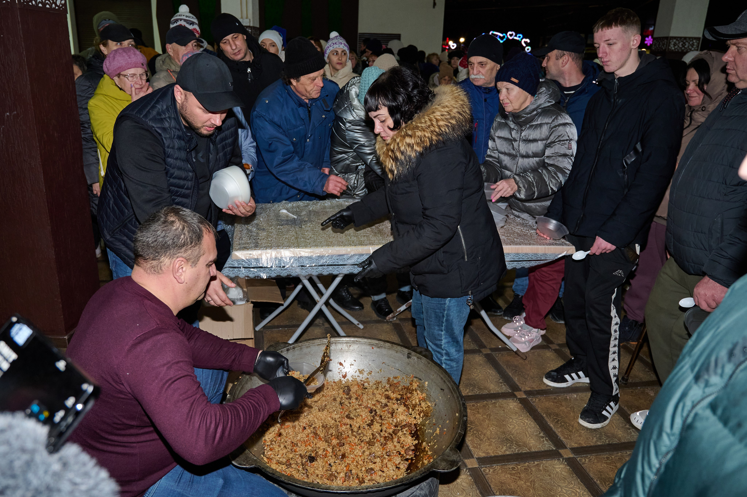 Крещенские купания. Жизнь курорта Кабардинка в фотографиях