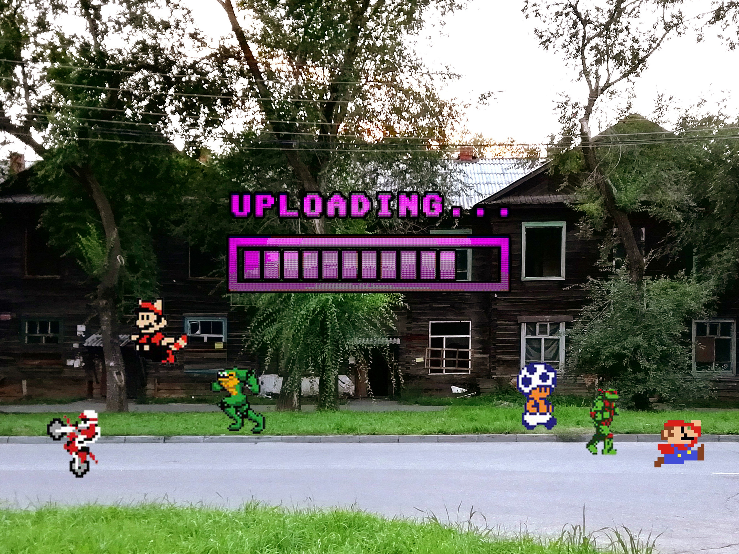 Urban fights. Художник Рыбак Николай