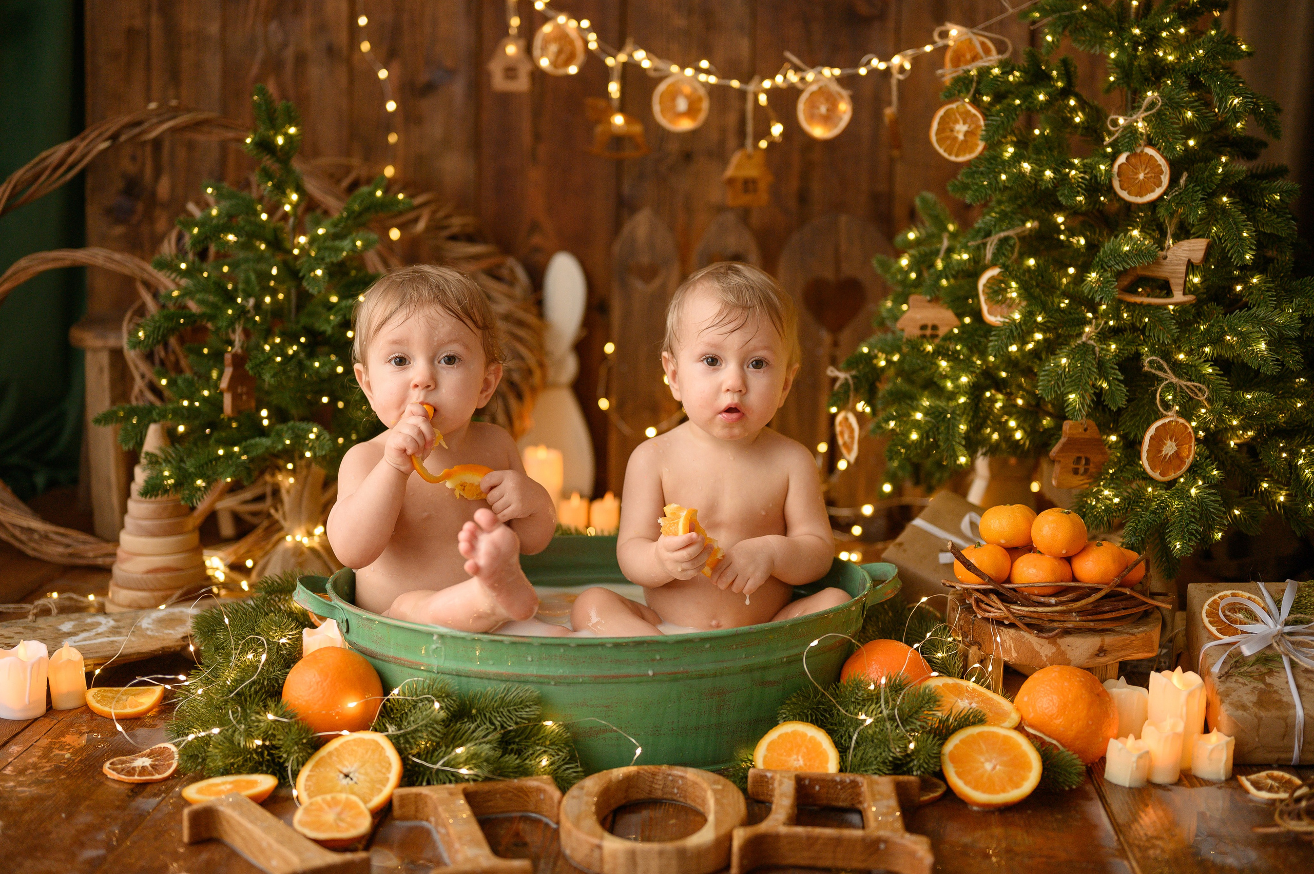 Катюше и Лизоньке годик. Детский и семейный фотограф Ирина Гладких