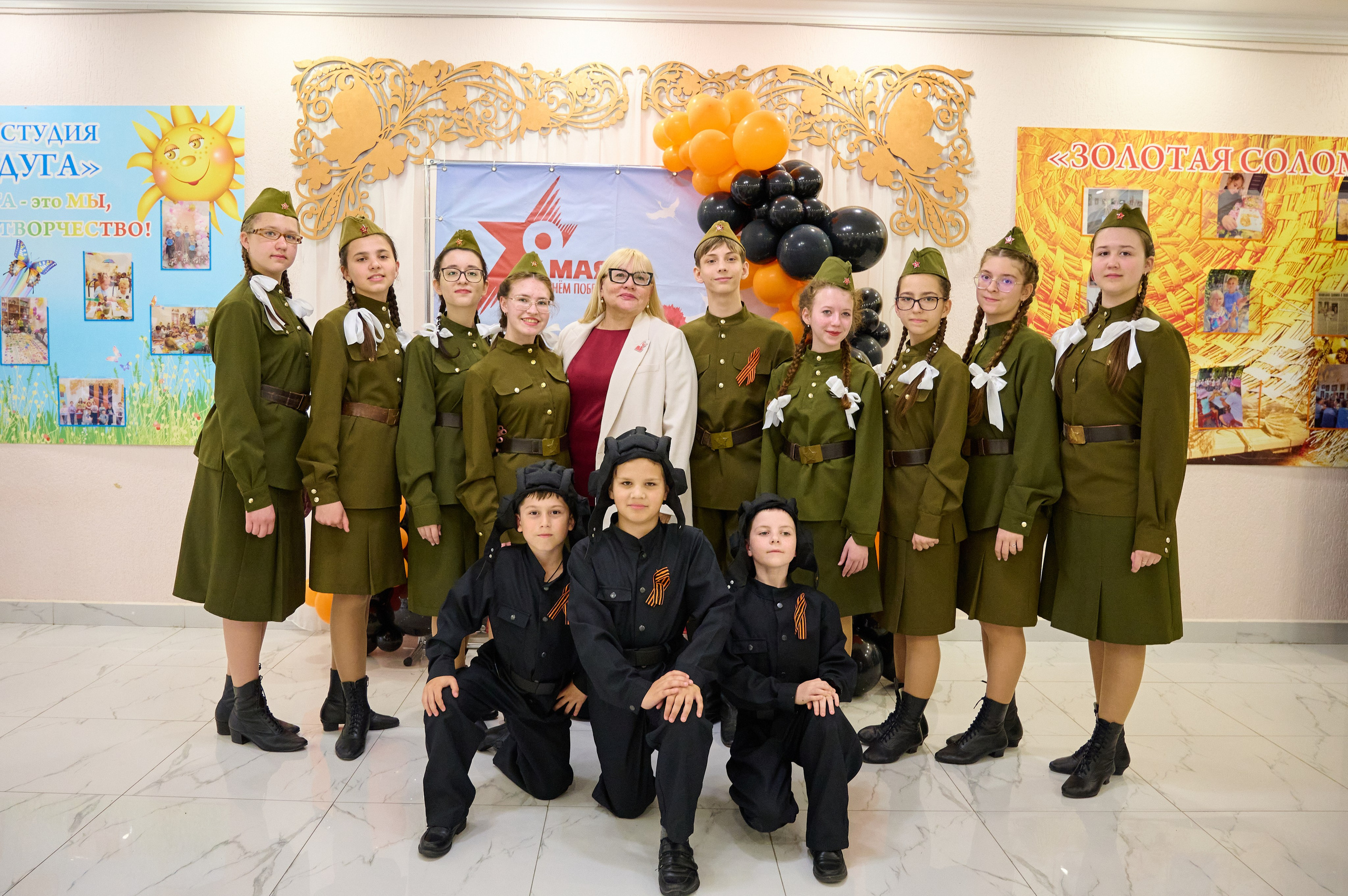 Концерт к 9 мая в с. Марьина Роща. Жизнь курорта Кабардинка в фотографиях