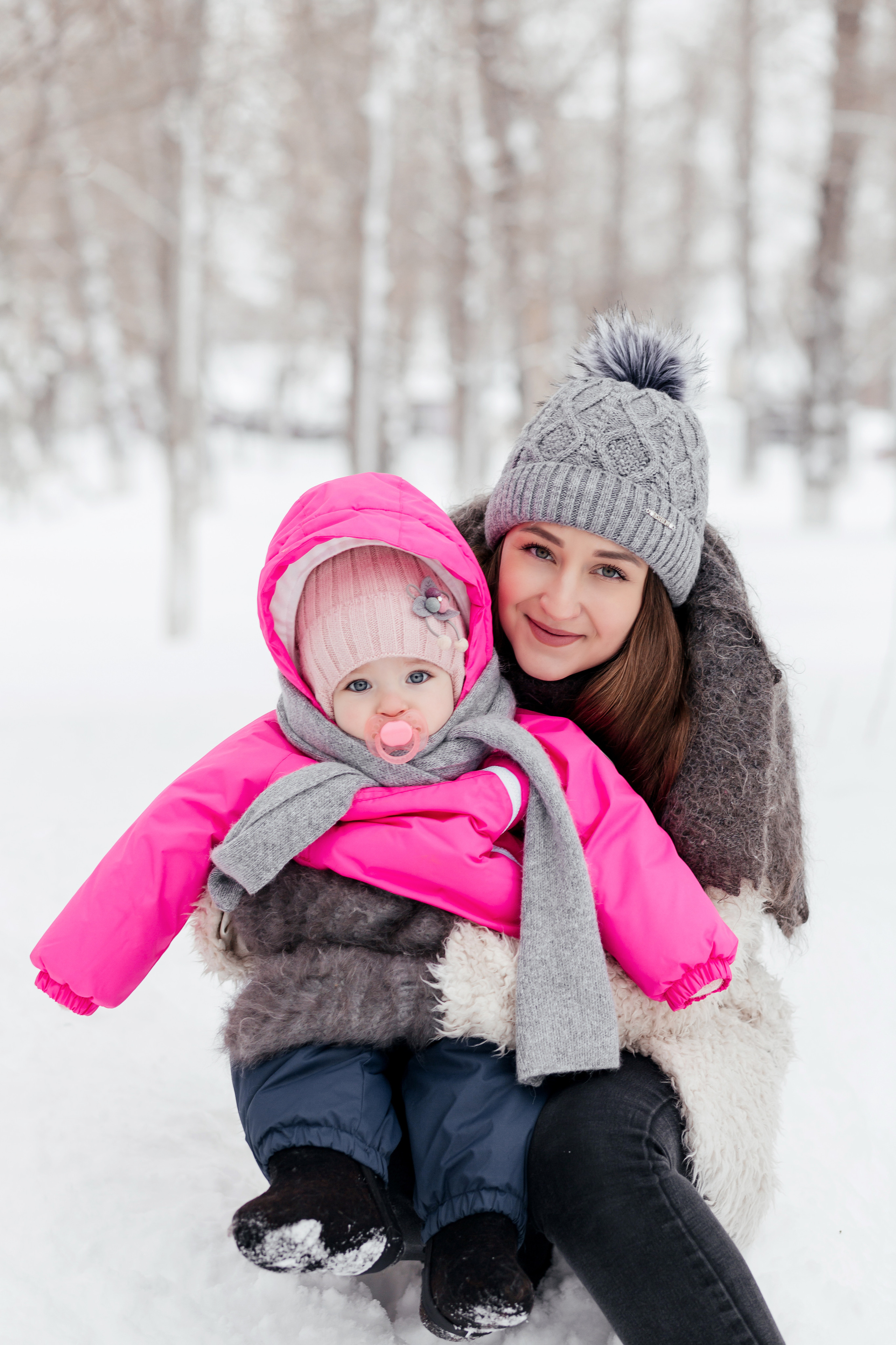 Машуля, зимняя прогулка с дочей. Женский фотограф в Оренбурге Ирина Заводчикова