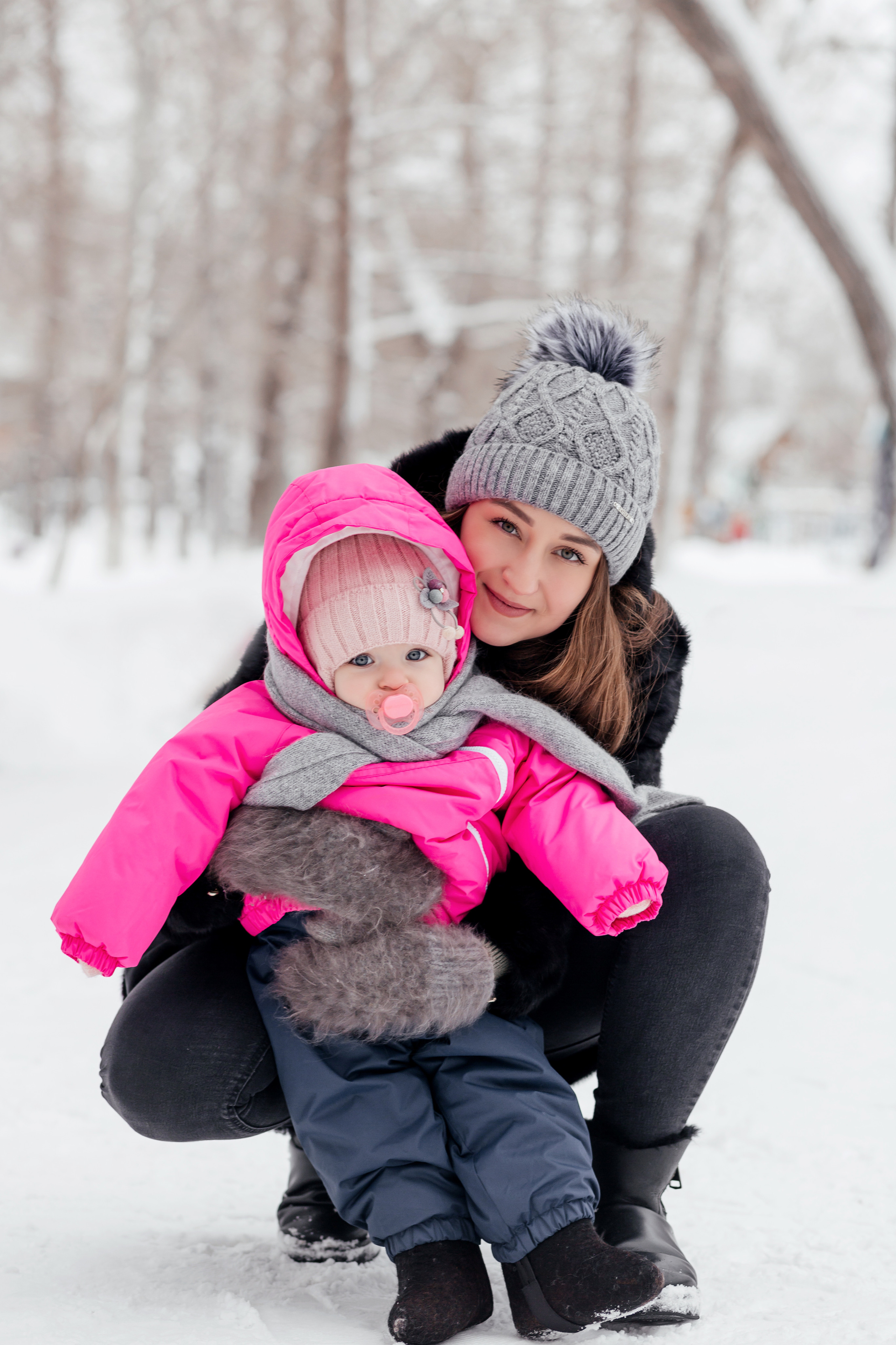 Машуля, зимняя прогулка с дочей. Женский фотограф в Оренбурге Ирина Заводчикова
