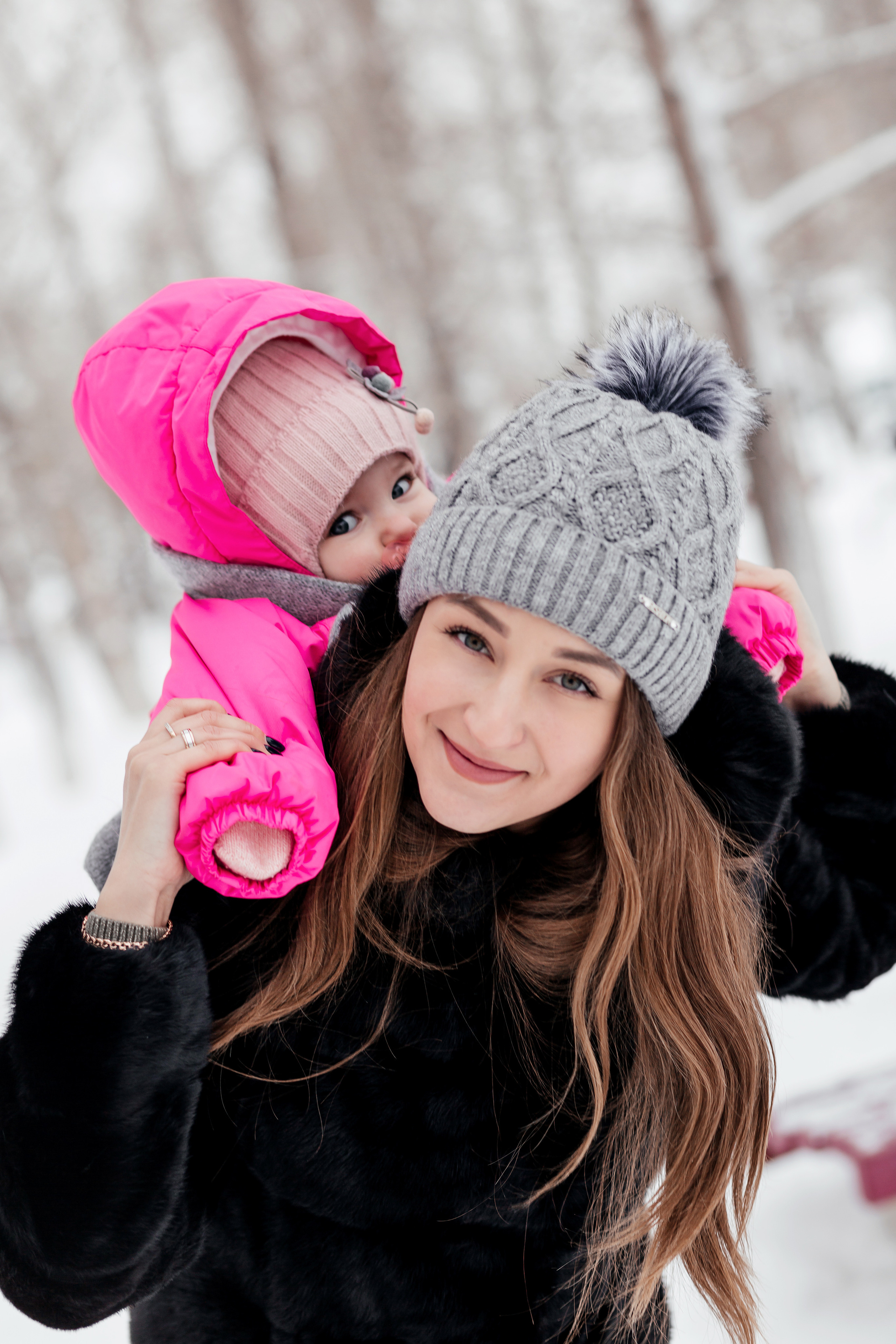 Машуля, зимняя прогулка с дочей. Женский фотограф в Оренбурге Ирина Заводчикова