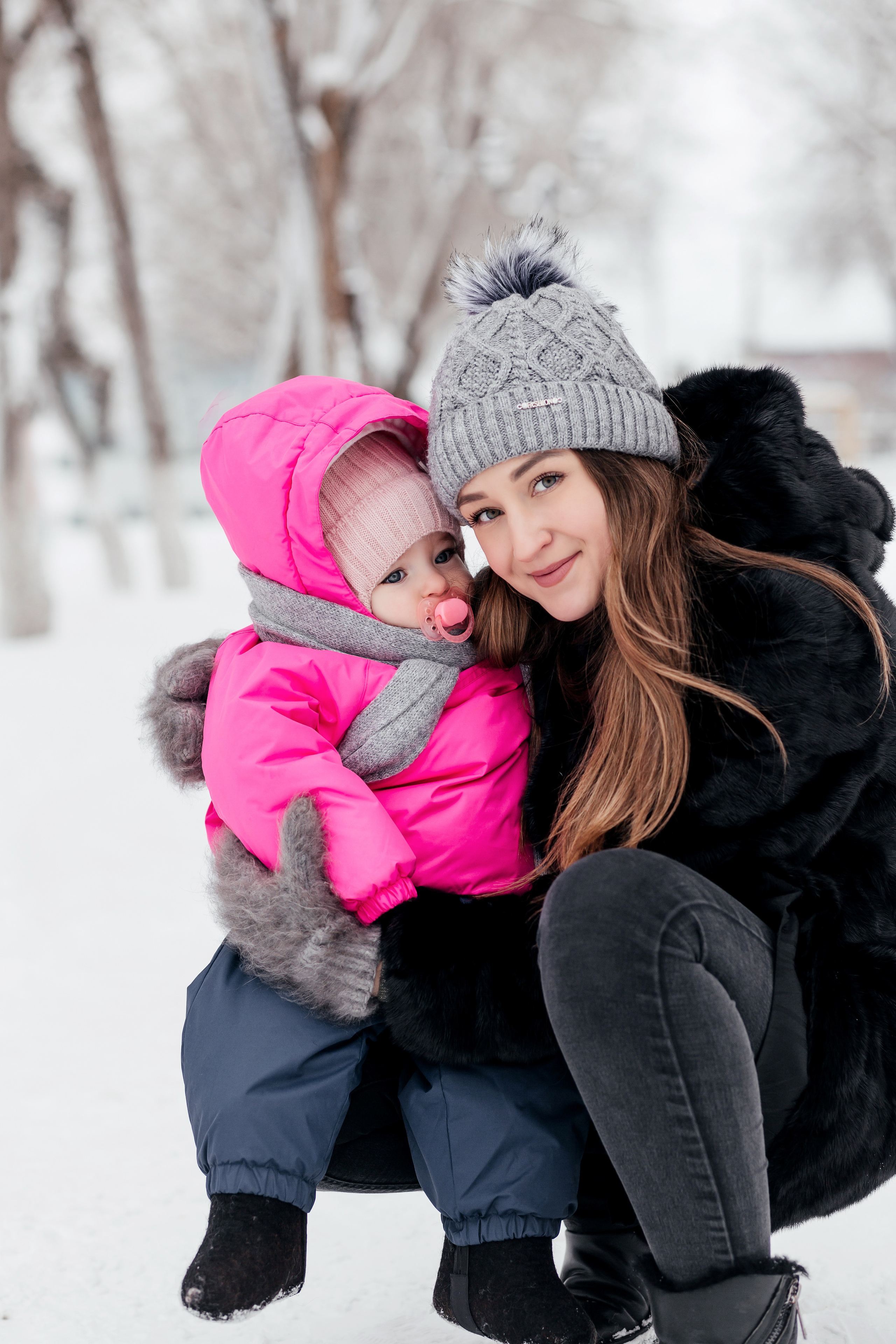 Машуля, зимняя прогулка с дочей. Женский фотограф в Оренбурге Ирина Заводчикова