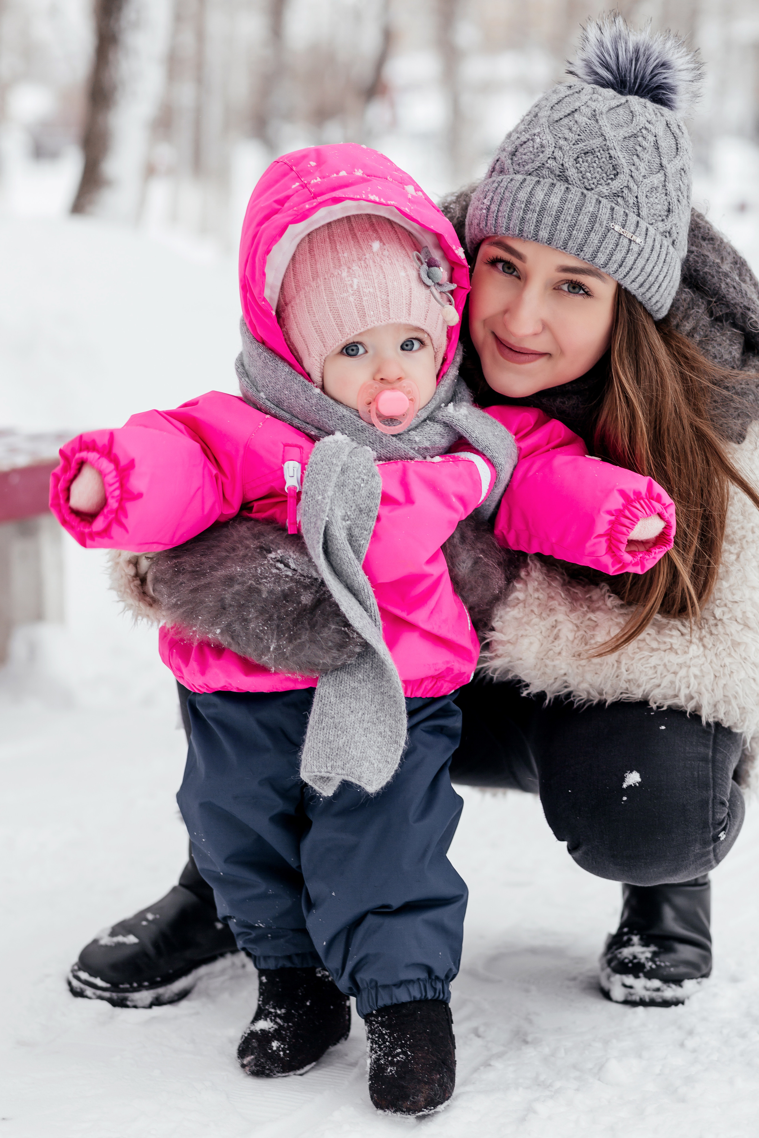 Машуля, зимняя прогулка с дочей. Женский фотограф в Оренбурге Ирина Заводчикова