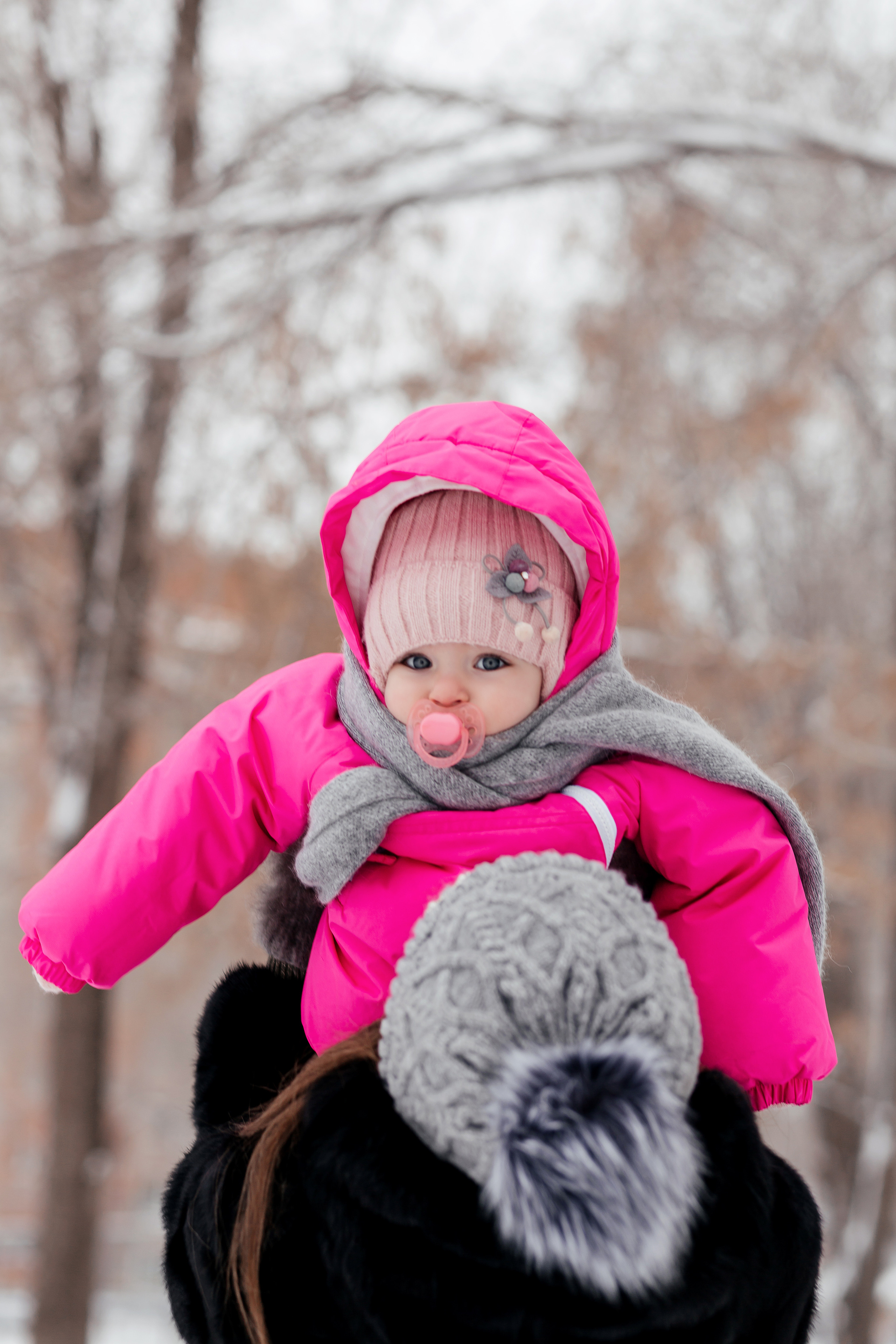 Машуля, зимняя прогулка с дочей. Женский фотограф в Оренбурге Ирина Заводчикова