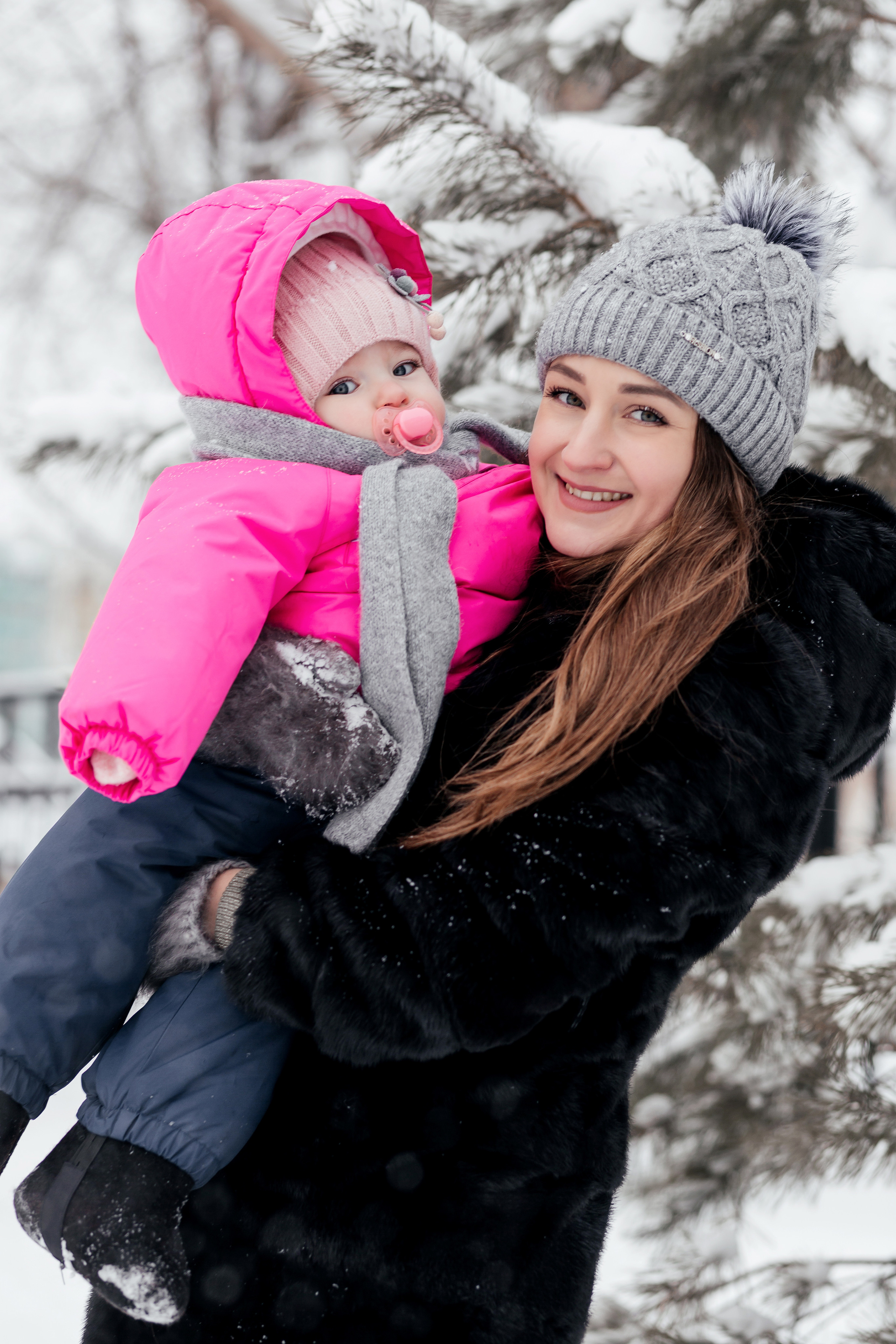 Машуля, зимняя прогулка с дочей. Женский фотограф в Оренбурге Ирина Заводчикова