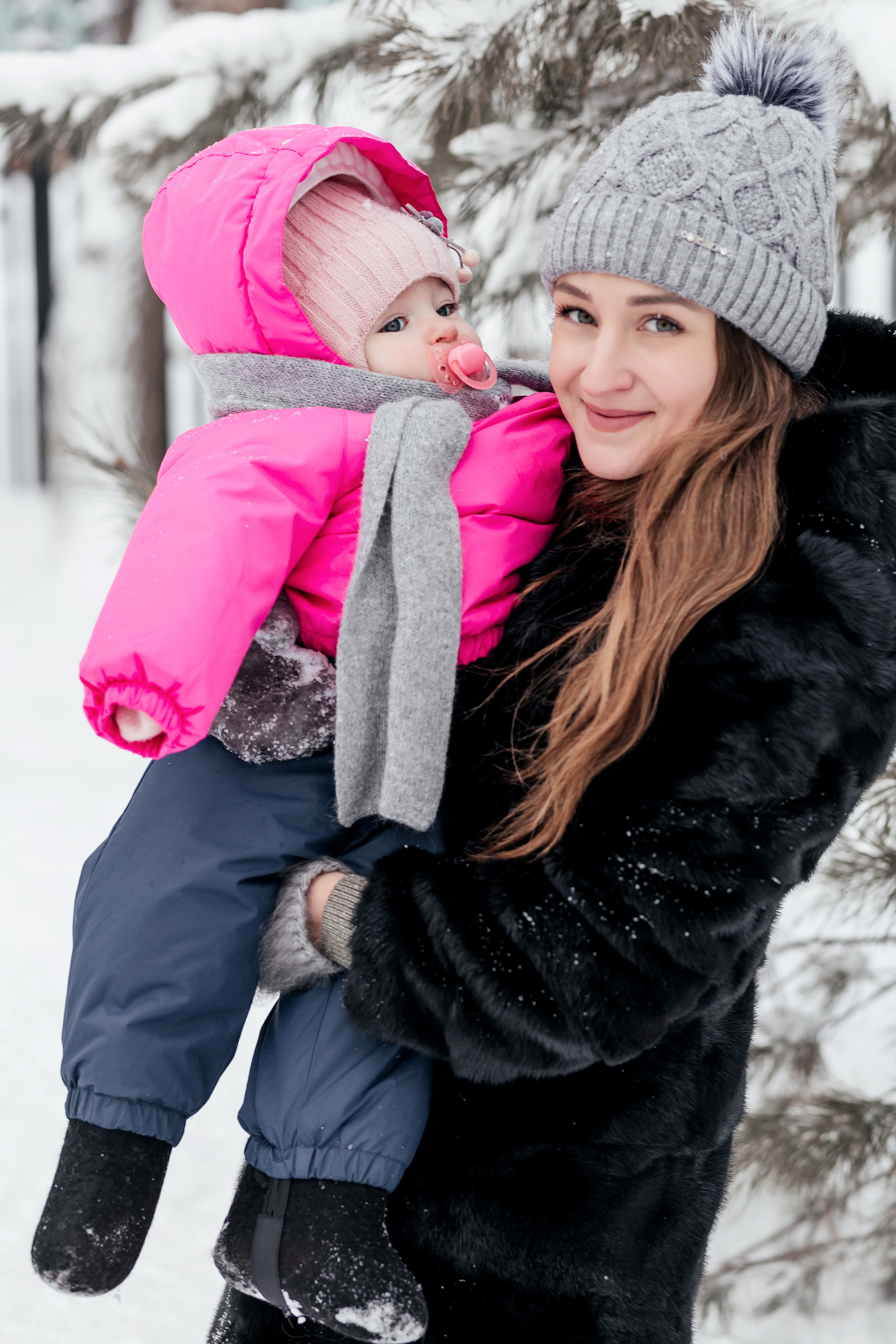 Машуля, зимняя прогулка с дочей. Женский фотограф в Оренбурге Ирина Заводчикова