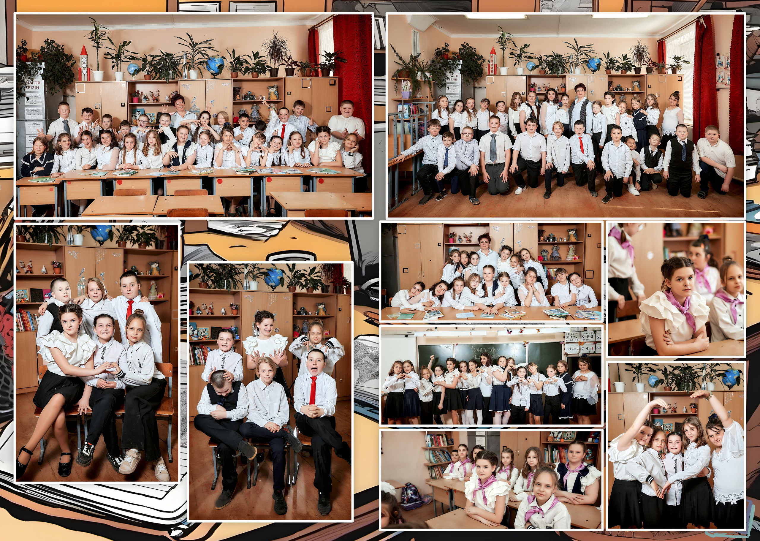 Выпускные альбомы — 4 класс. Фотограф Пустошка и Псковская область (Себеж, Великие Луки, Опочка и др.)