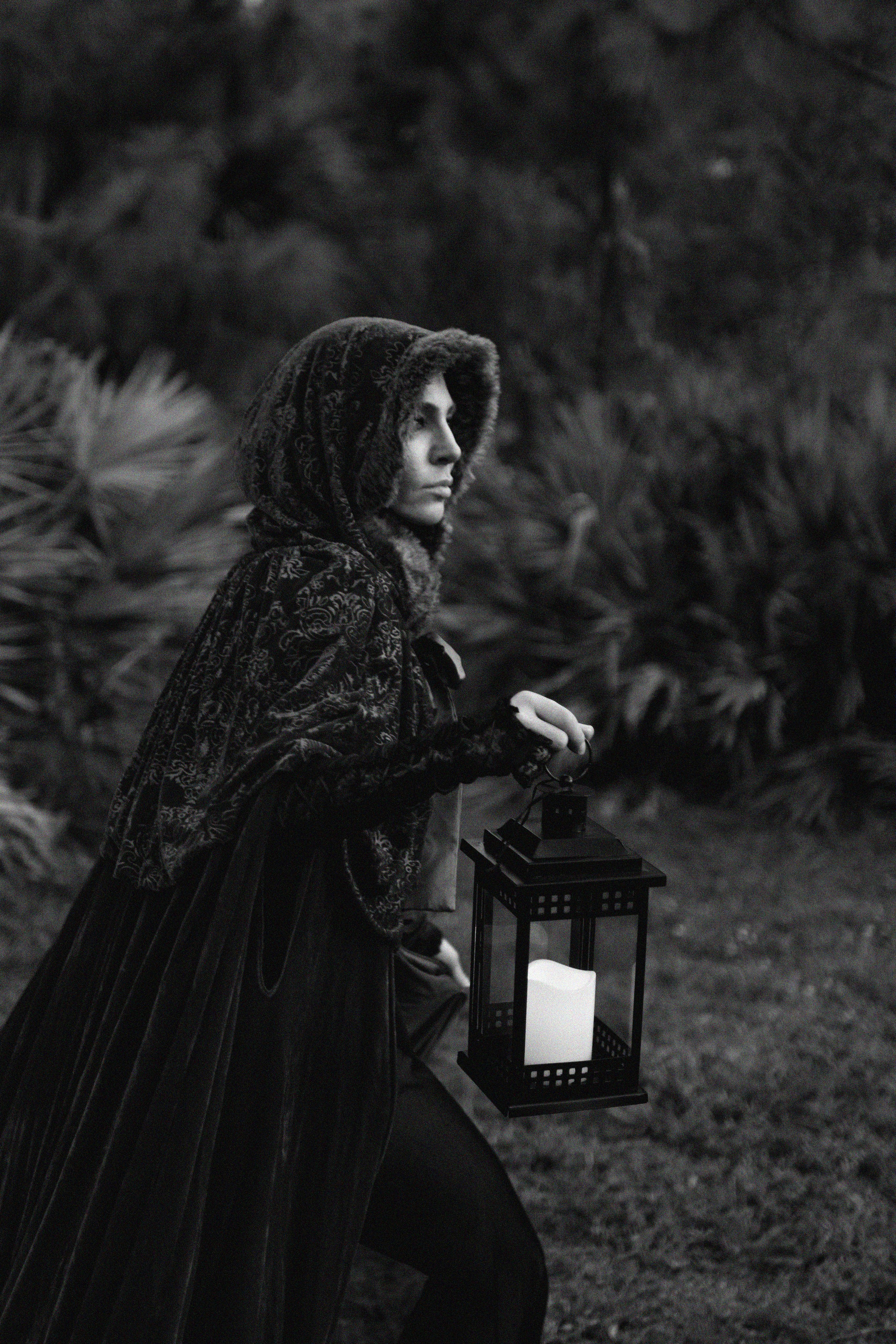 Halloween Themed Photoshoot in Little Red Riding Hood Style. Delray Beach Photographer