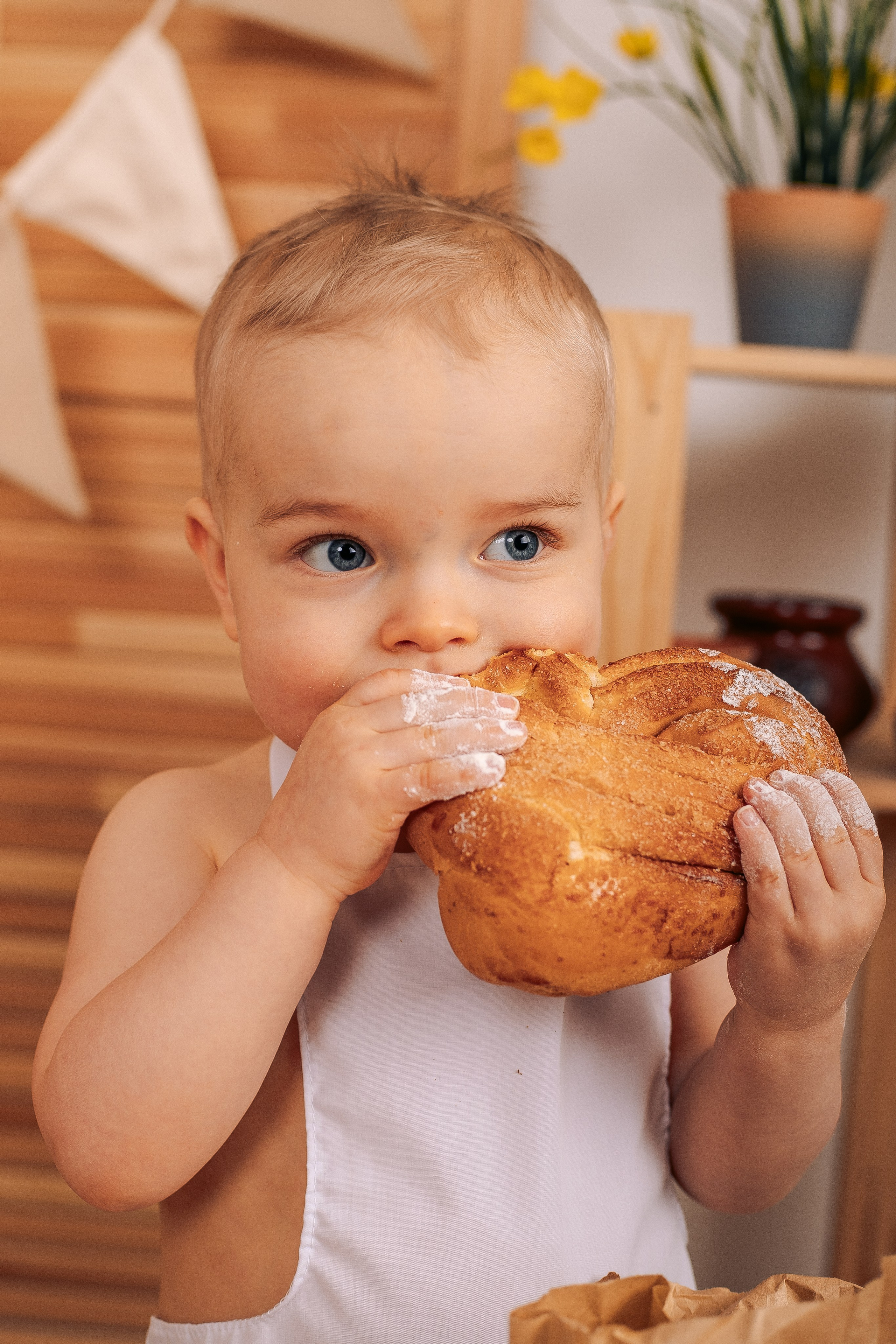 Фотосессия поваренок в фотостудии для малышей близнецов в Санкт-Петербурге. Фотограф в Санкт-Петербурге, Анна Скворцова