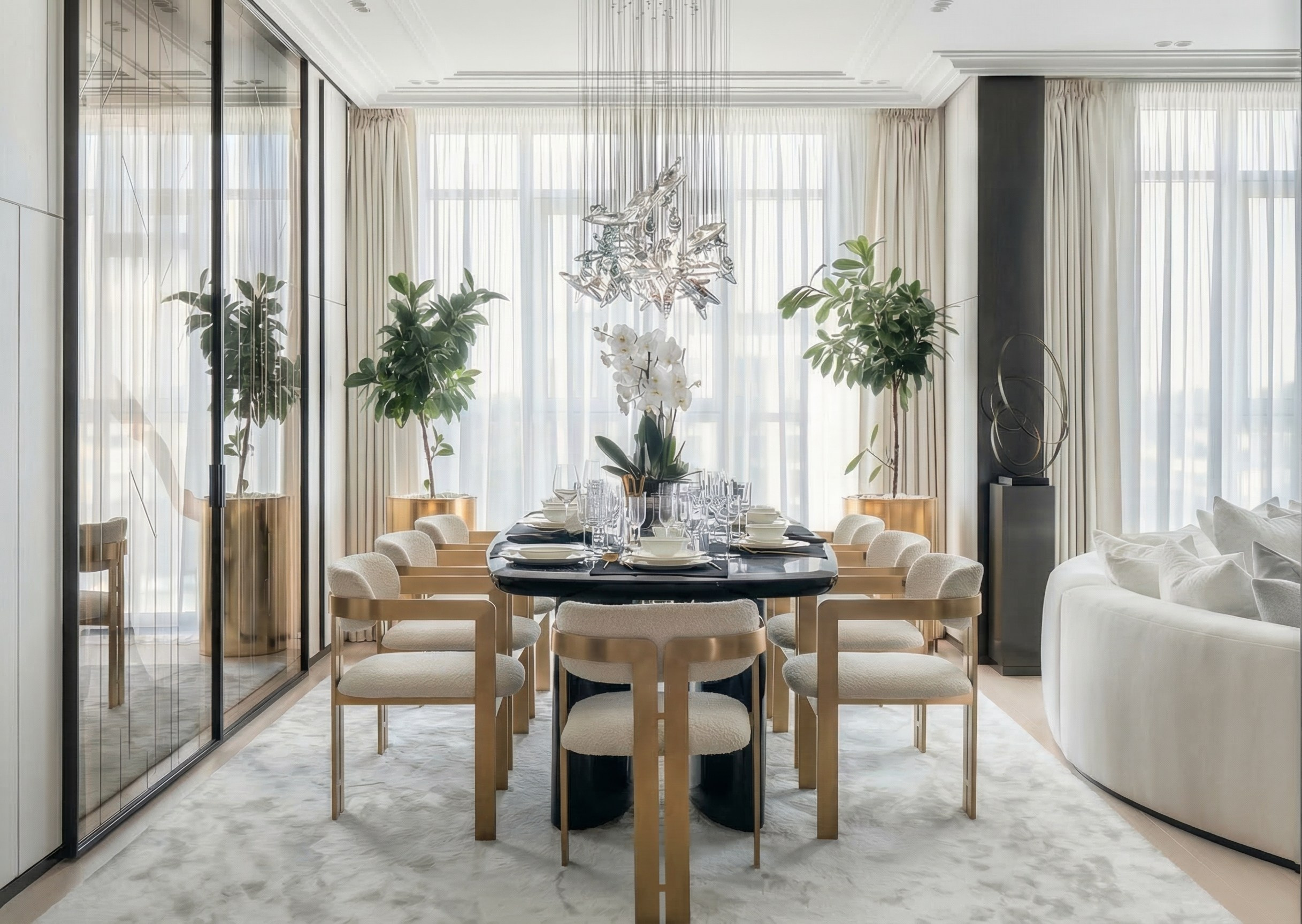 Дизайн двухуровневого пентхауса 500 м² с террасами и Wellness-зоной | Валерия Котович