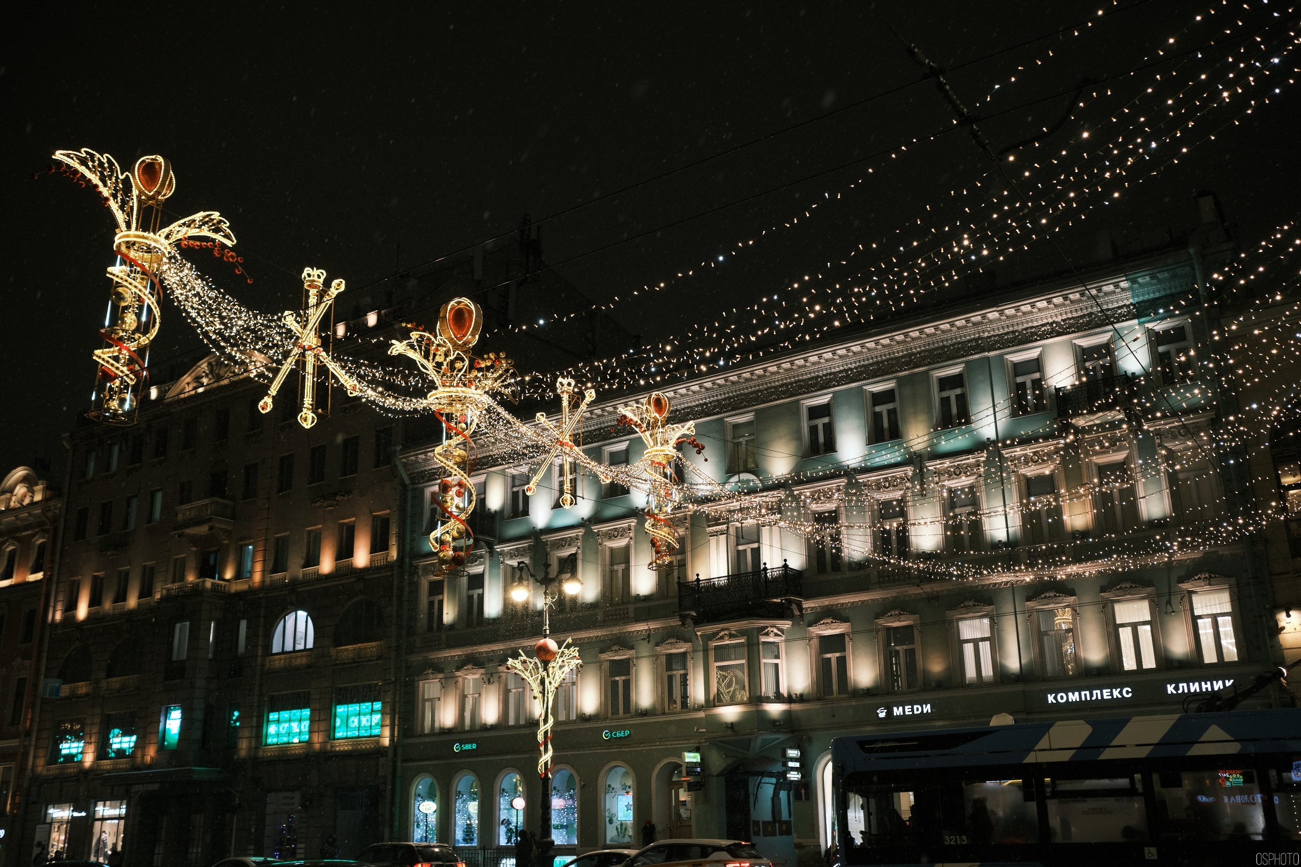 Снег и туман в Санкт-Петербурге. Фотографъ Сергѣевъ. Поймать мгновеніе