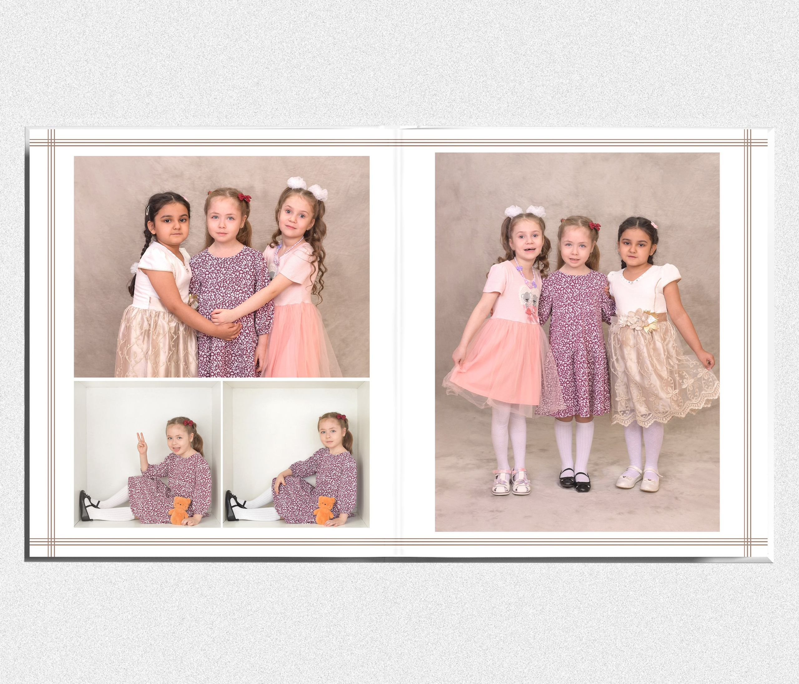 Выпускной альбом для детского сада "В кубе". Выпускные альбомы в Тюмени для школ, садов, вузов спортивных секций