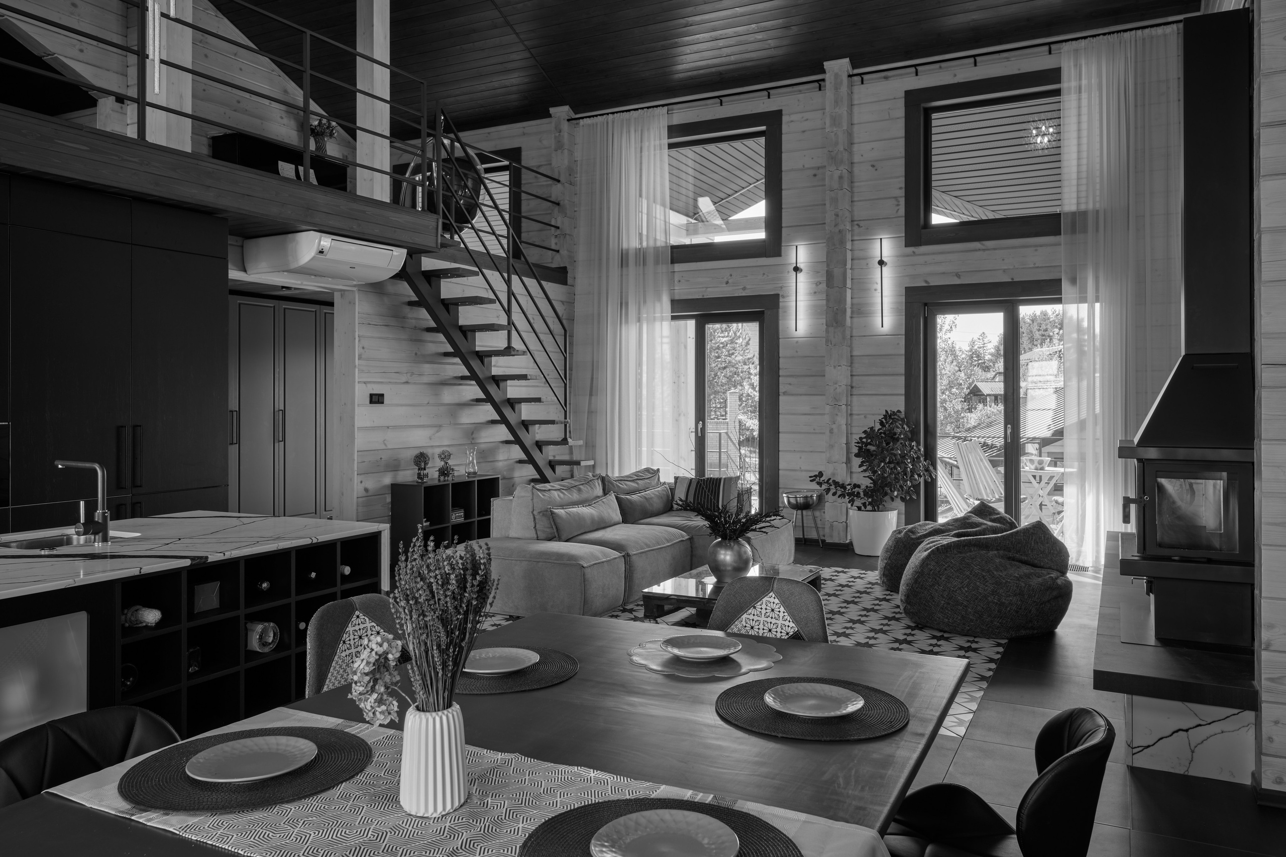 Загородный дом архитектора в Подмосковье. Фотографии на конкурс. Фотограф для дизайнеров, застройщиков и бизнеса — интерьеры и архитектура — Роман Свободный в Москве и по России