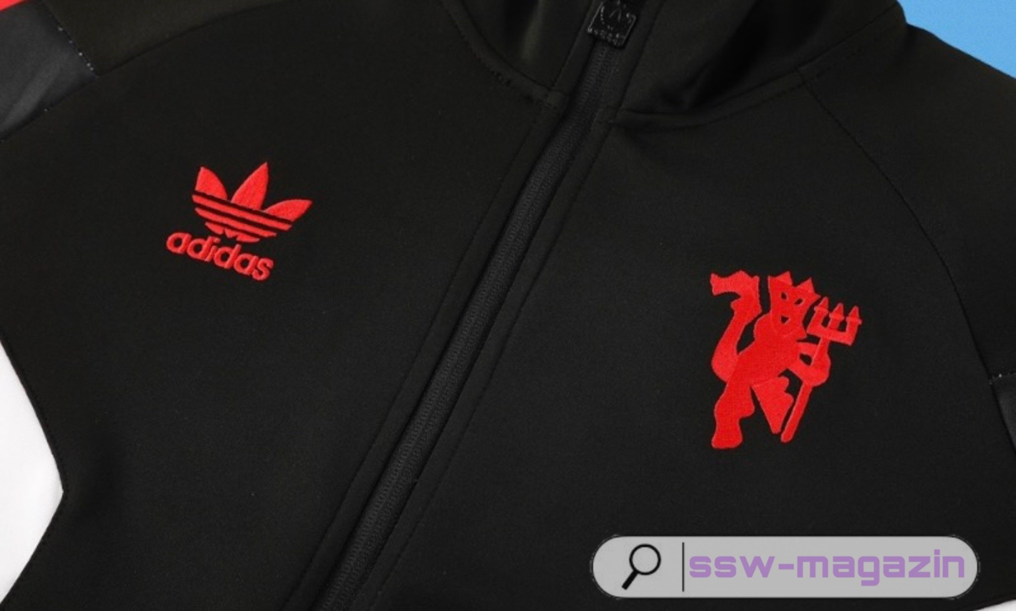 Спортивный костюм Manchester United 2025-2026 чёрный купить. Футбольный магазин — ssw_magazin