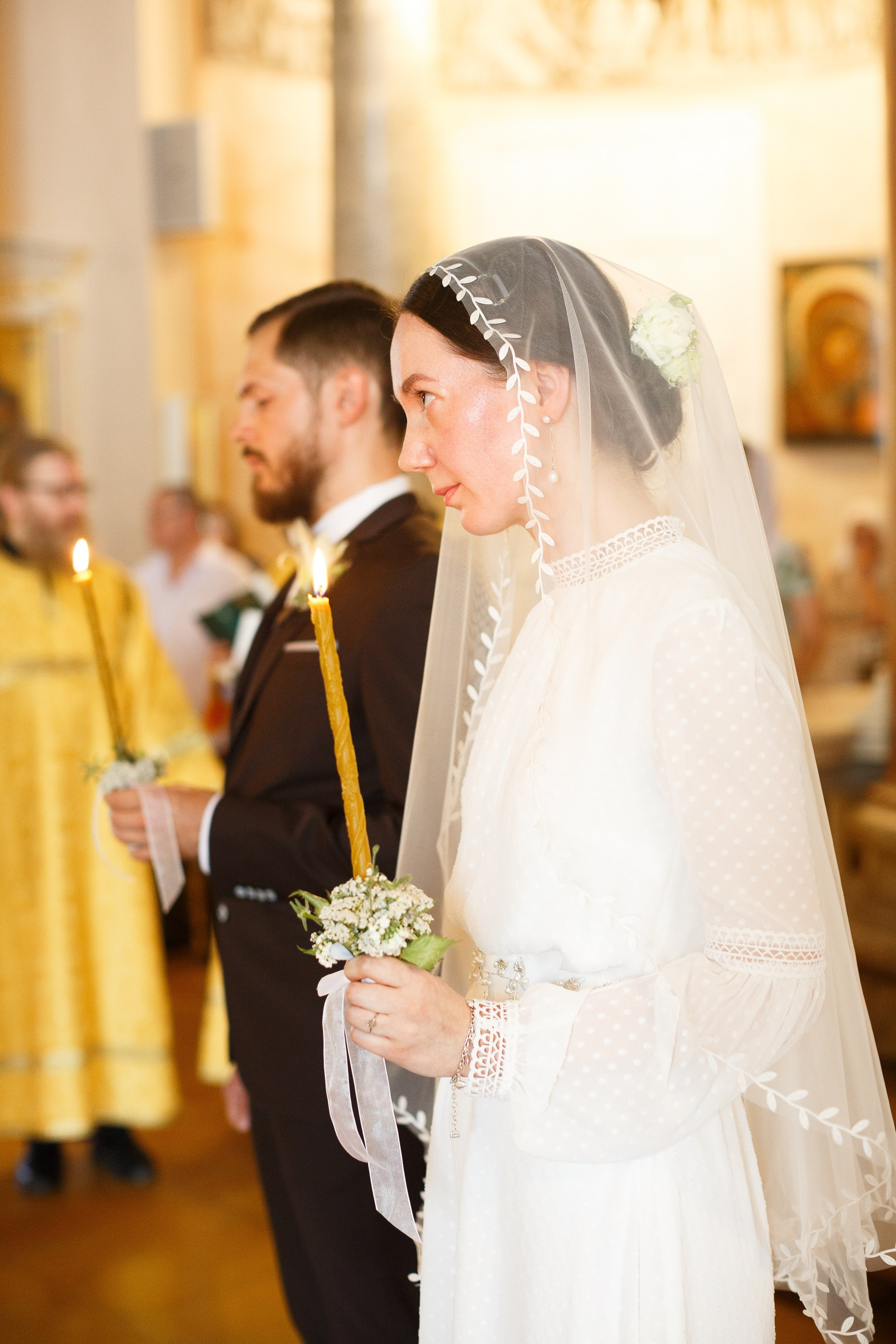 Венчание в храме св. бл. Димитрия при первой градской больнице