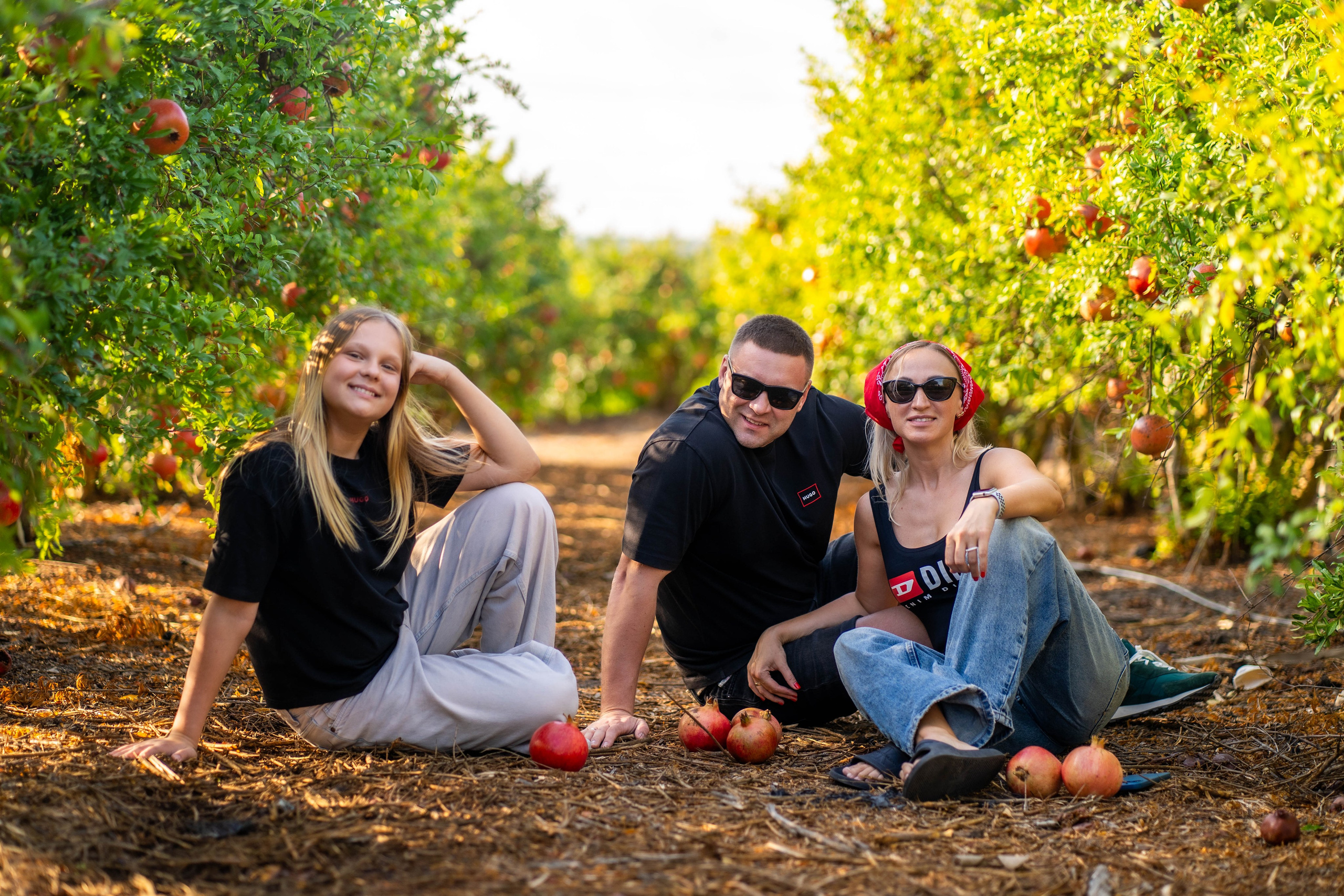 Гранатовый Сад Семья Ирины. Семейный и детский фотограф в Израиле и Москве Дорошок Надя