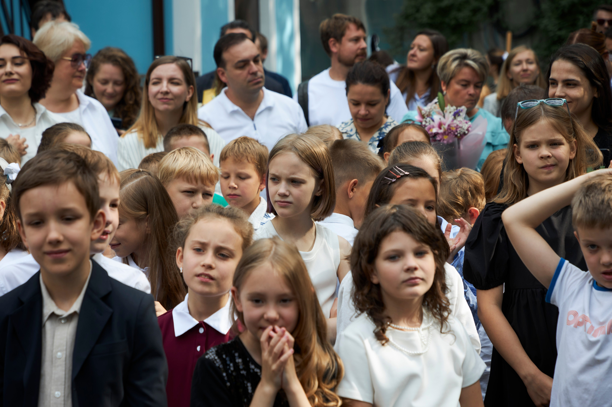 Репортажа съёмка с 1 сентября. Анна Потявина. Фотограф Москва