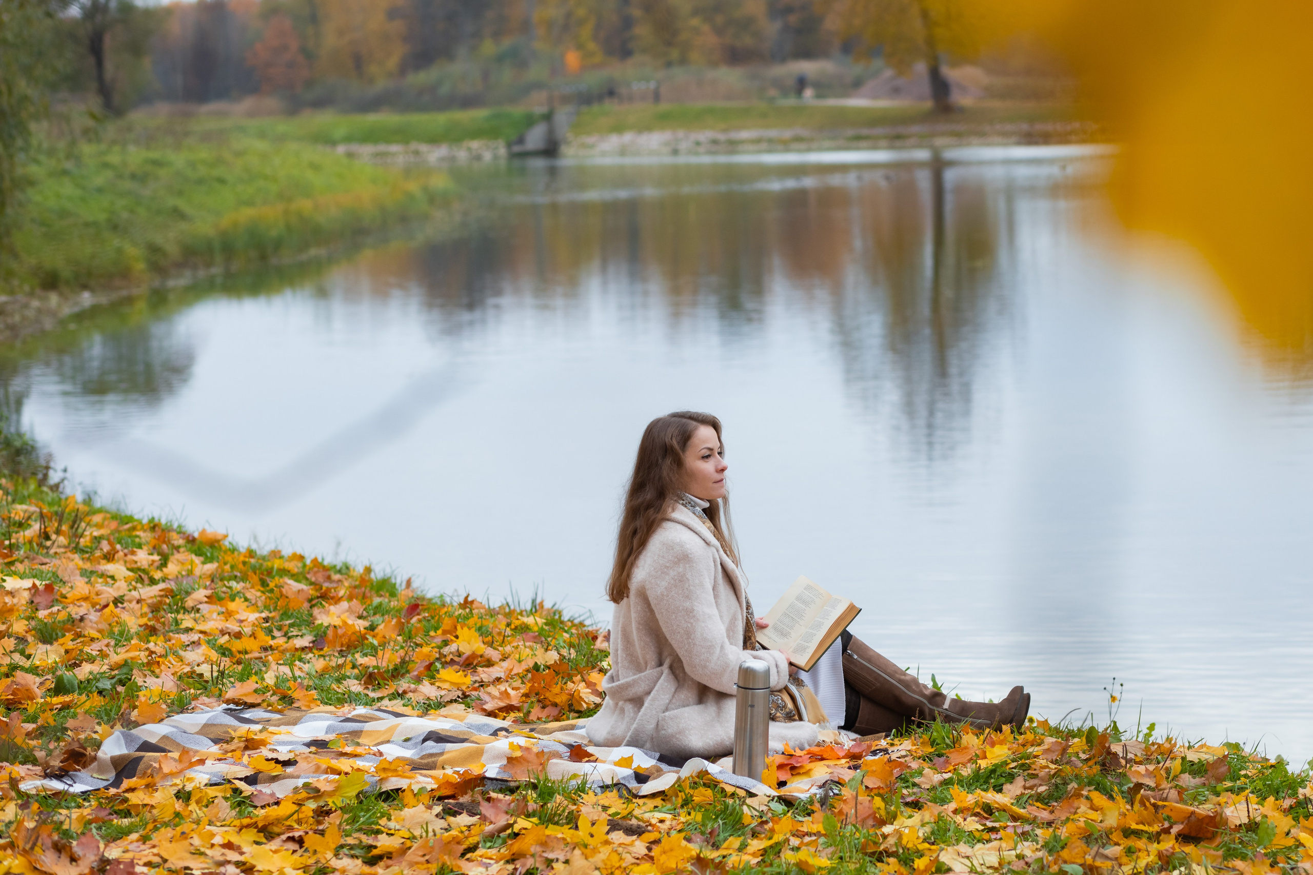 Осеняя фотосессия в Петергофе