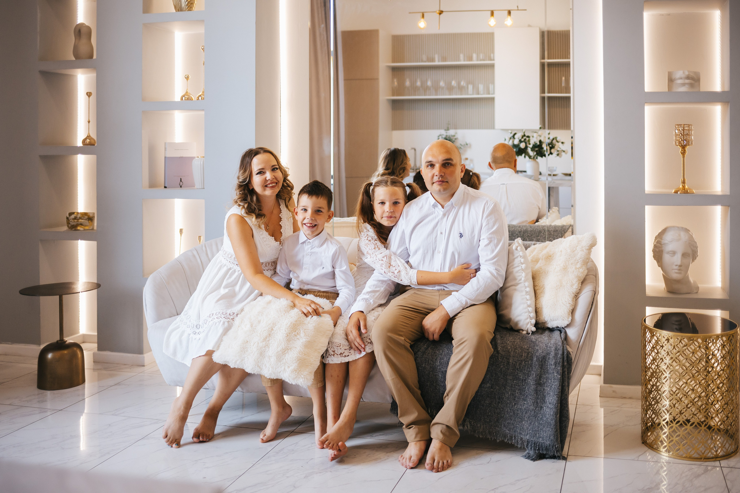 Алексей, Галина, Варвара и Матвей. Семейный lifestyle фотограф в Санкт-Петербурге Людмила Пахомова